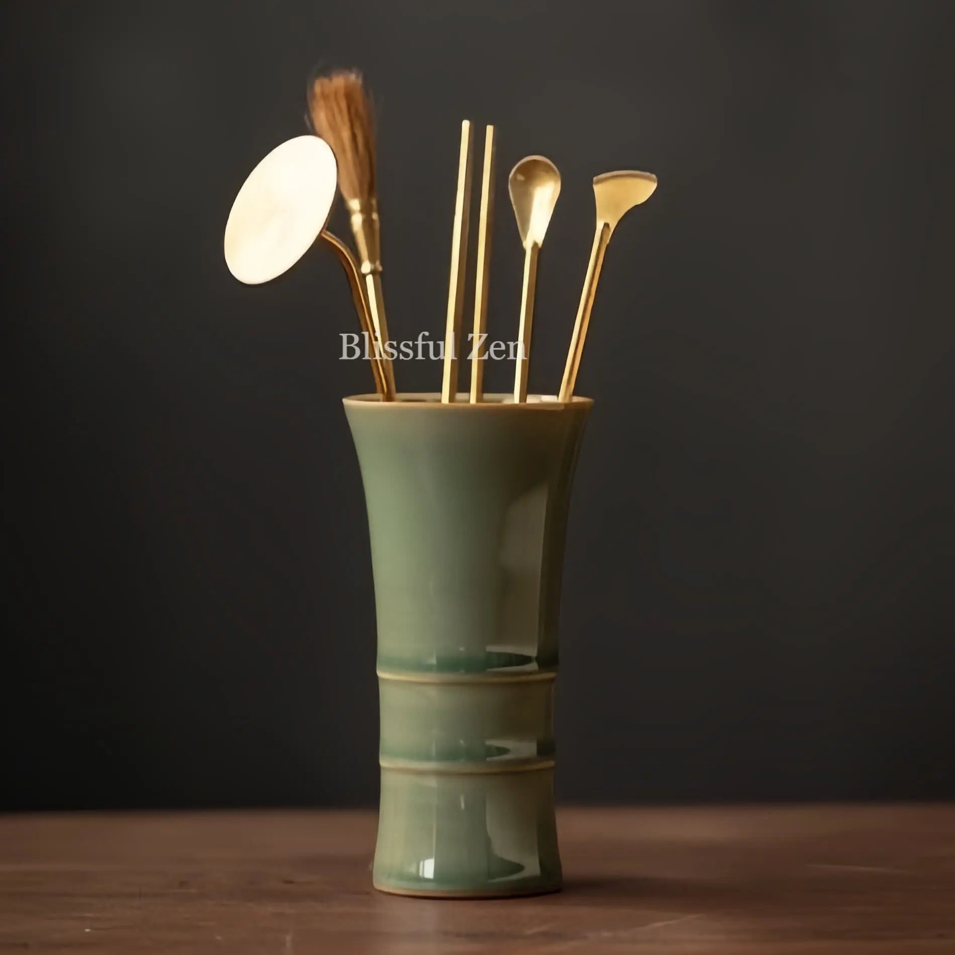 Celadon Tripod Incense Seals Set– Relaxation & Stress Relief