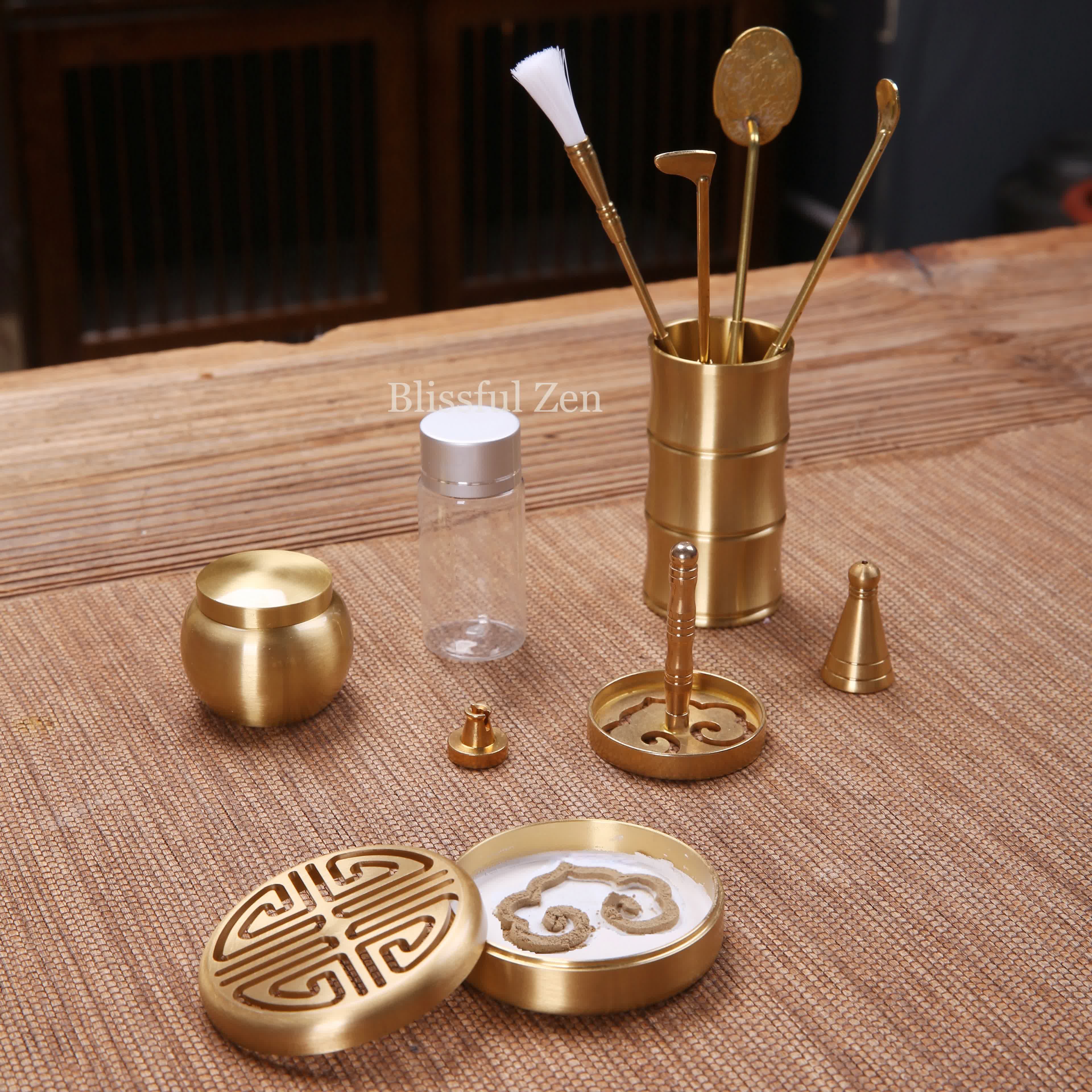 Copper Incense Burner Set –Relaxation & Stress Relief