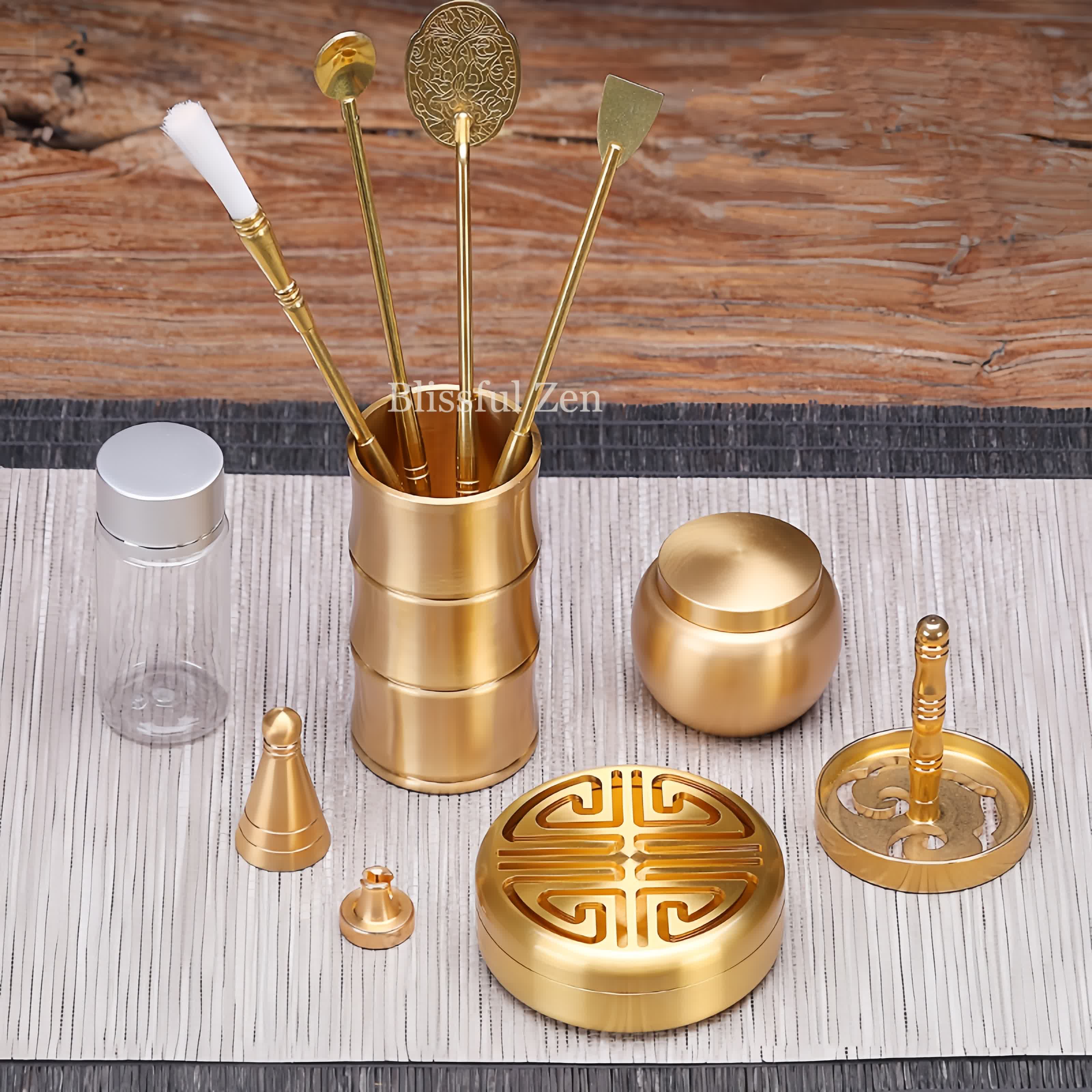 Copper Incense Stamps Set– Relaxation & Stress Relief