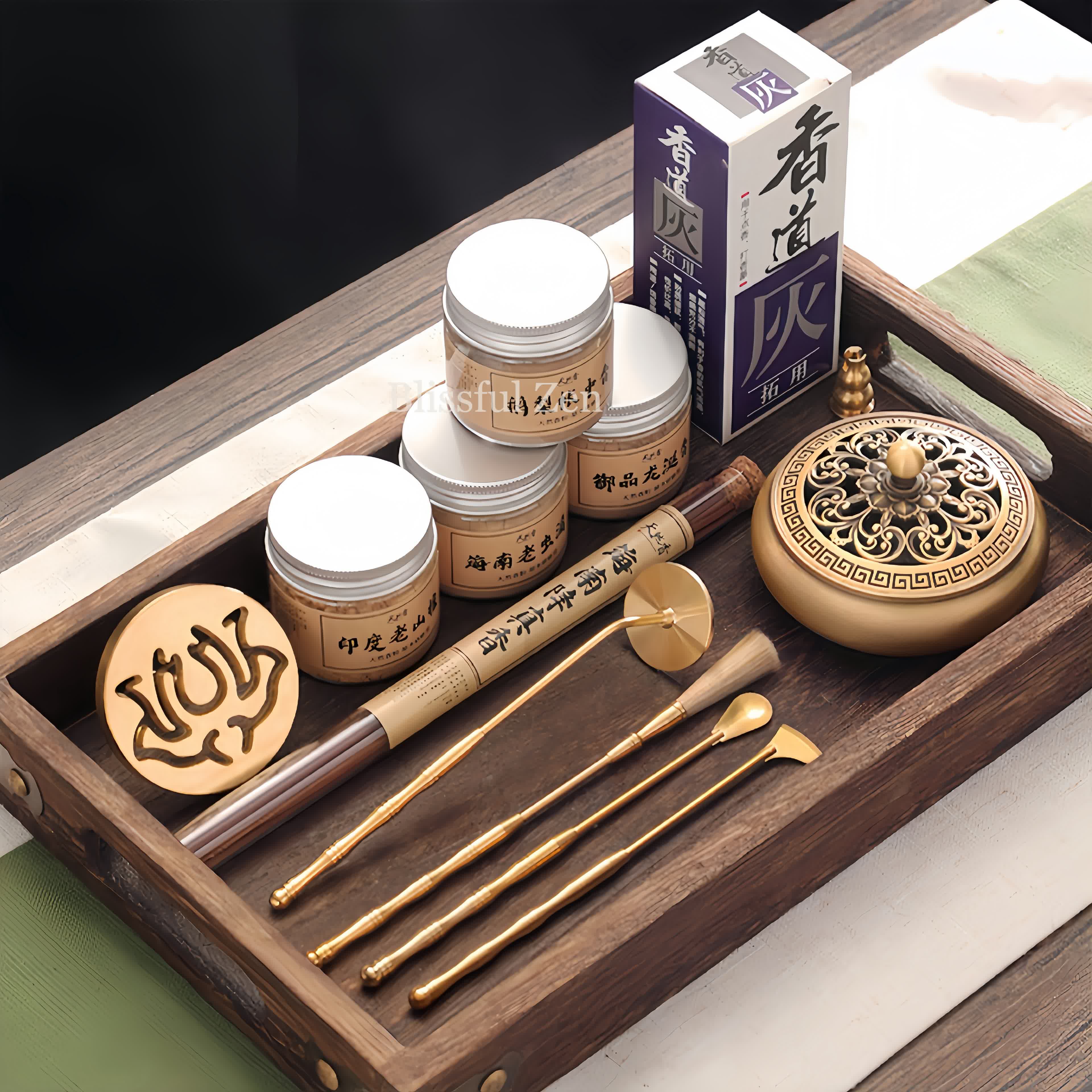 Copper Incense Burner Set – For Relaxation & Stress Relief