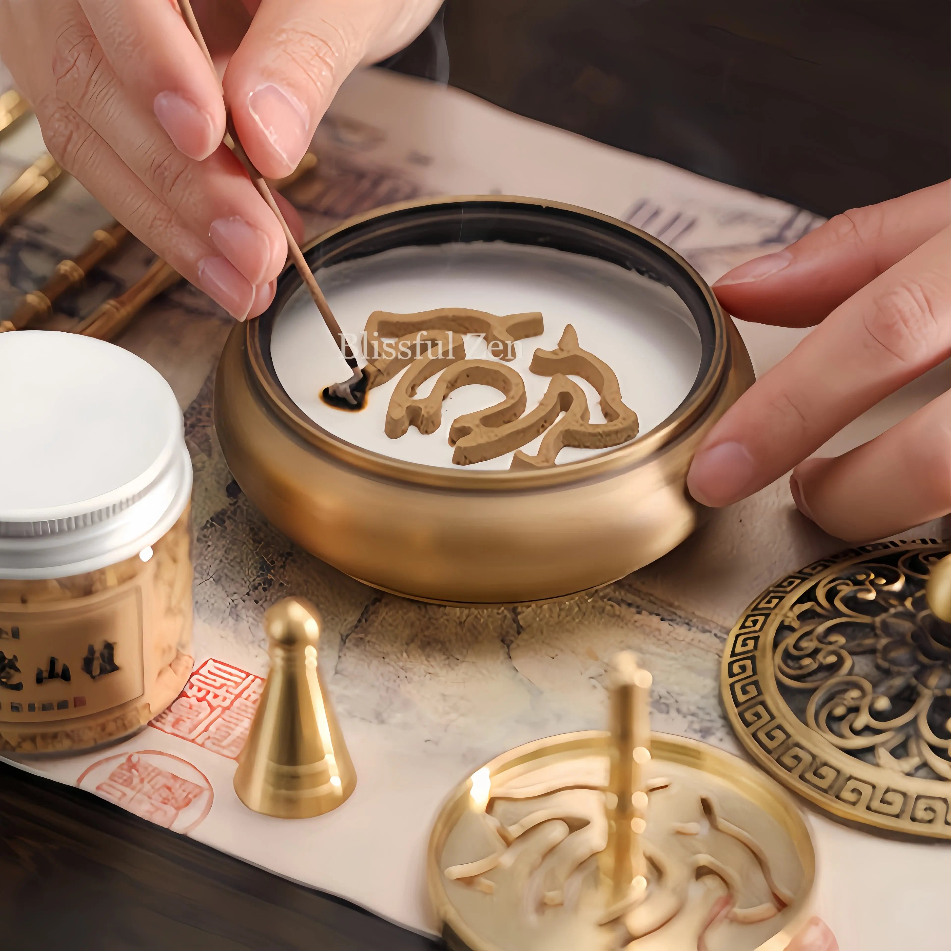 Copper Incense Seals – For Relaxation & Stress Relief