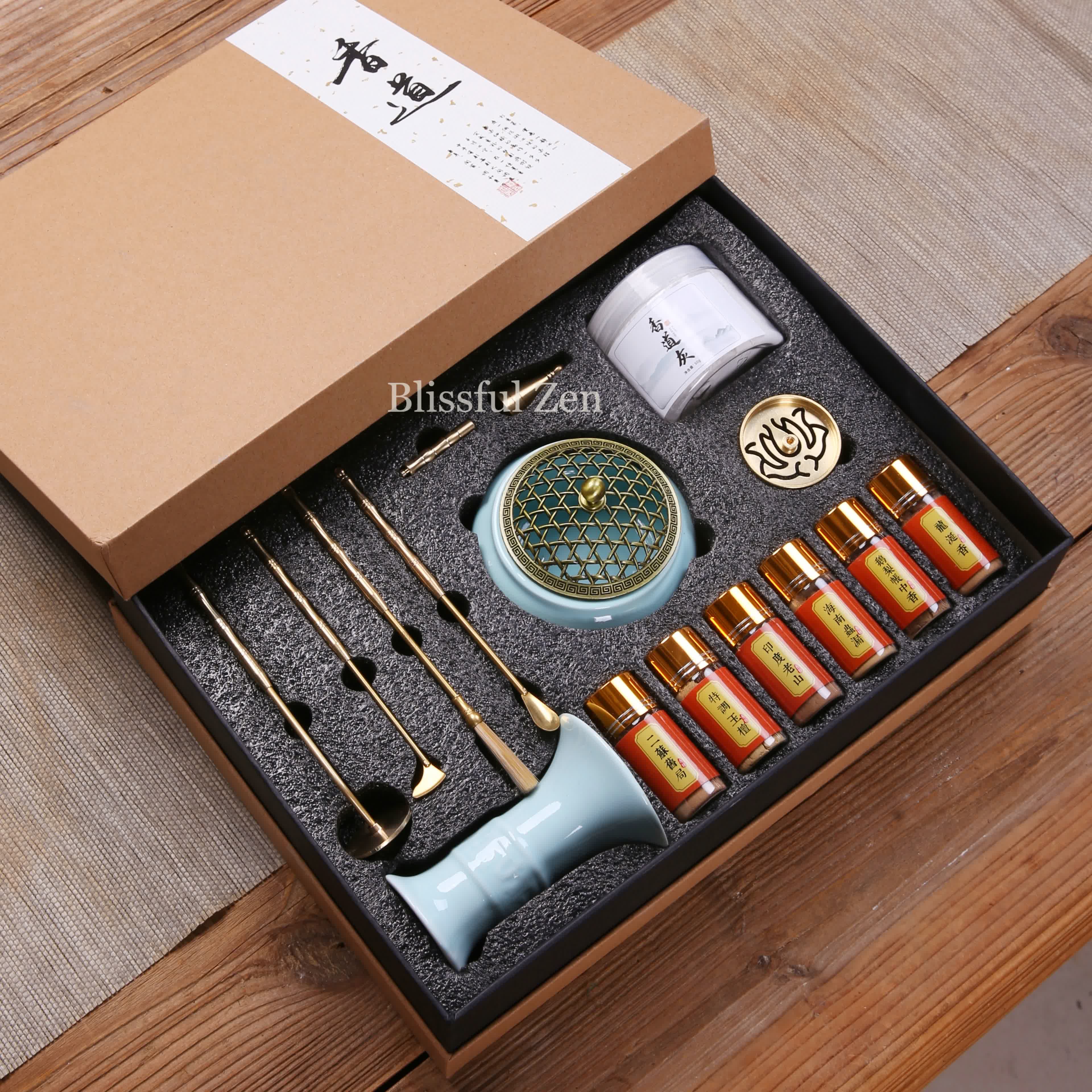 15-Piece White Porcelain Incense Burner Set – For Relaxation & Stress Relief