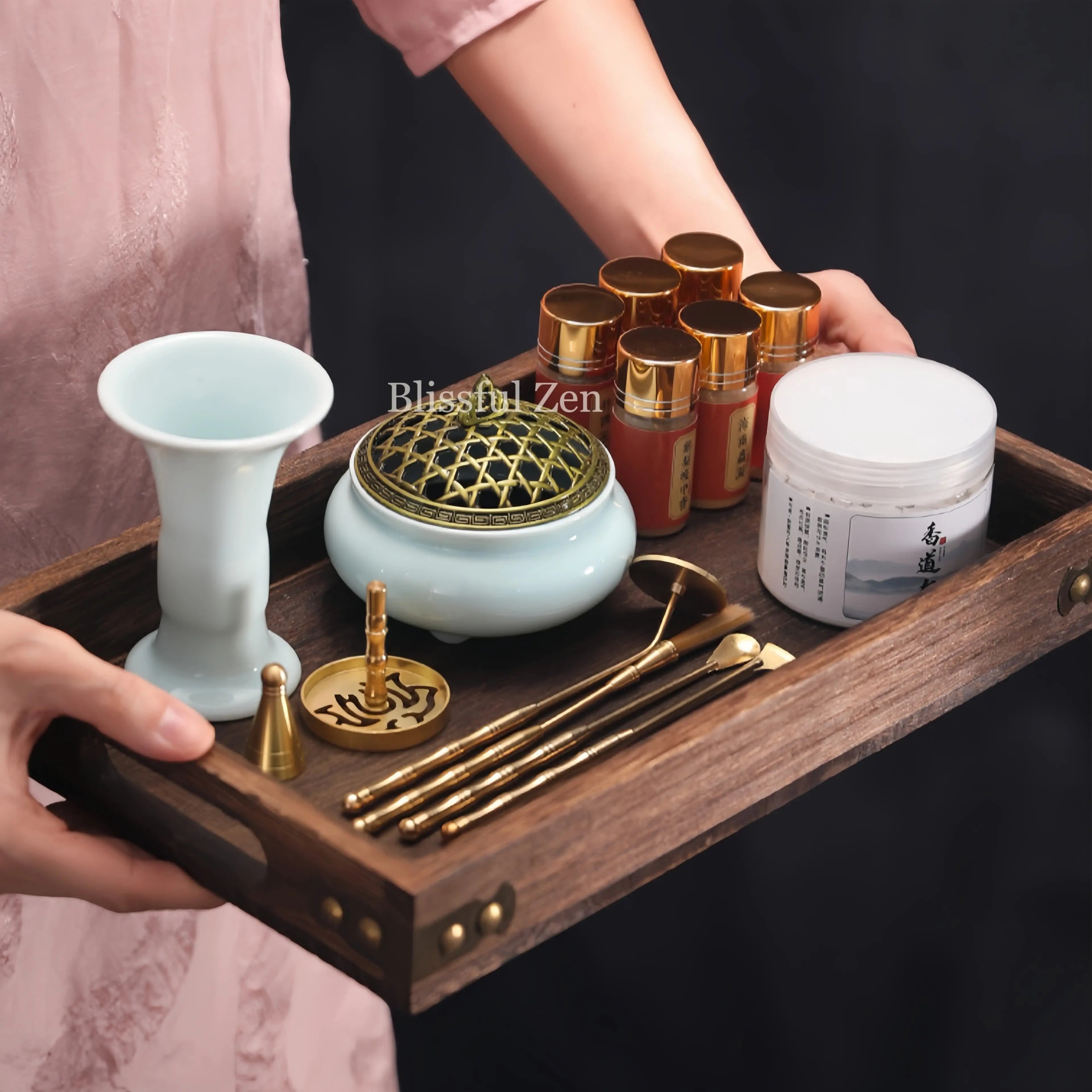 Porcelain Incense Seals Set – For Relaxation & Stress Relief