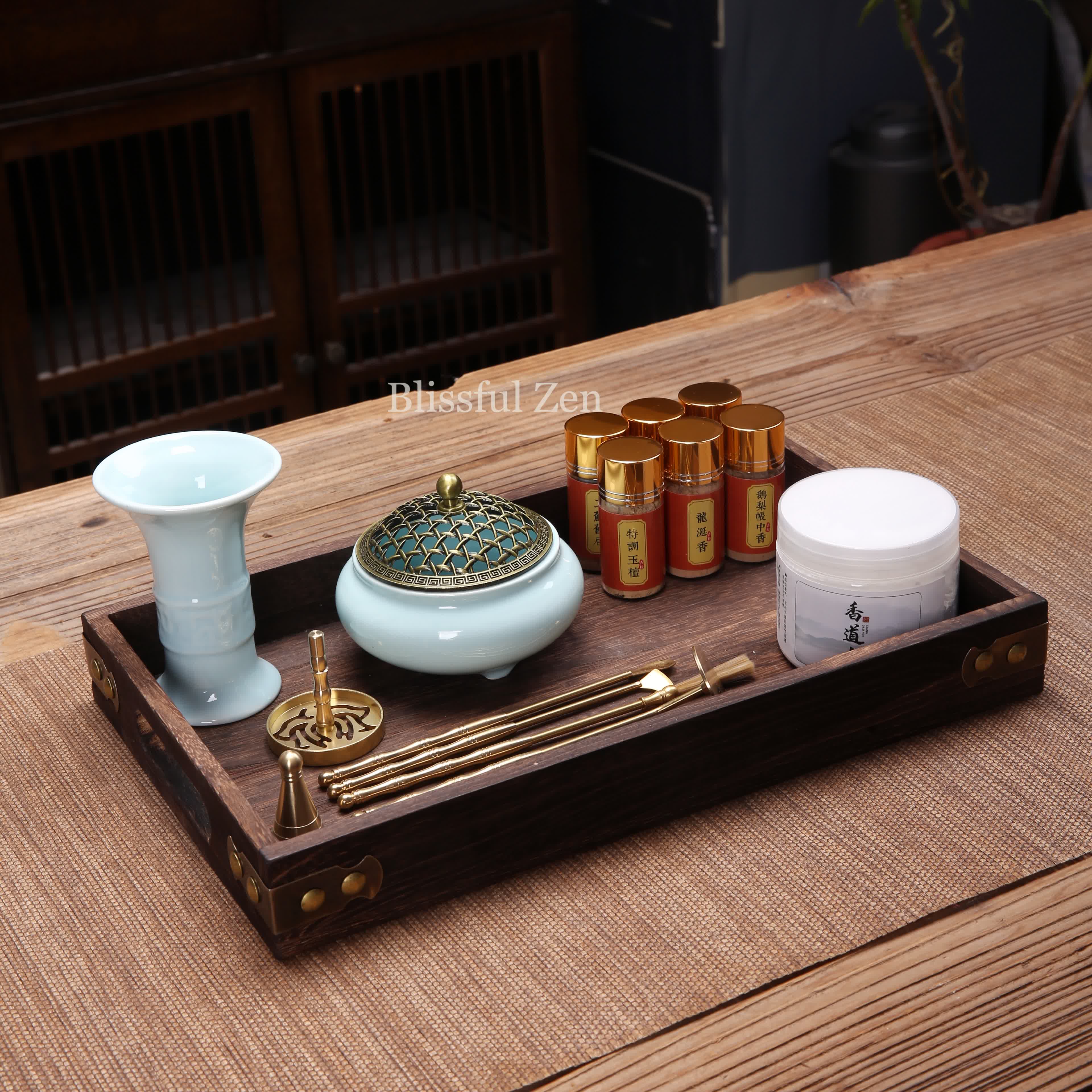 Porcelain Incense Seals Set – For Relaxation & Stress Relief