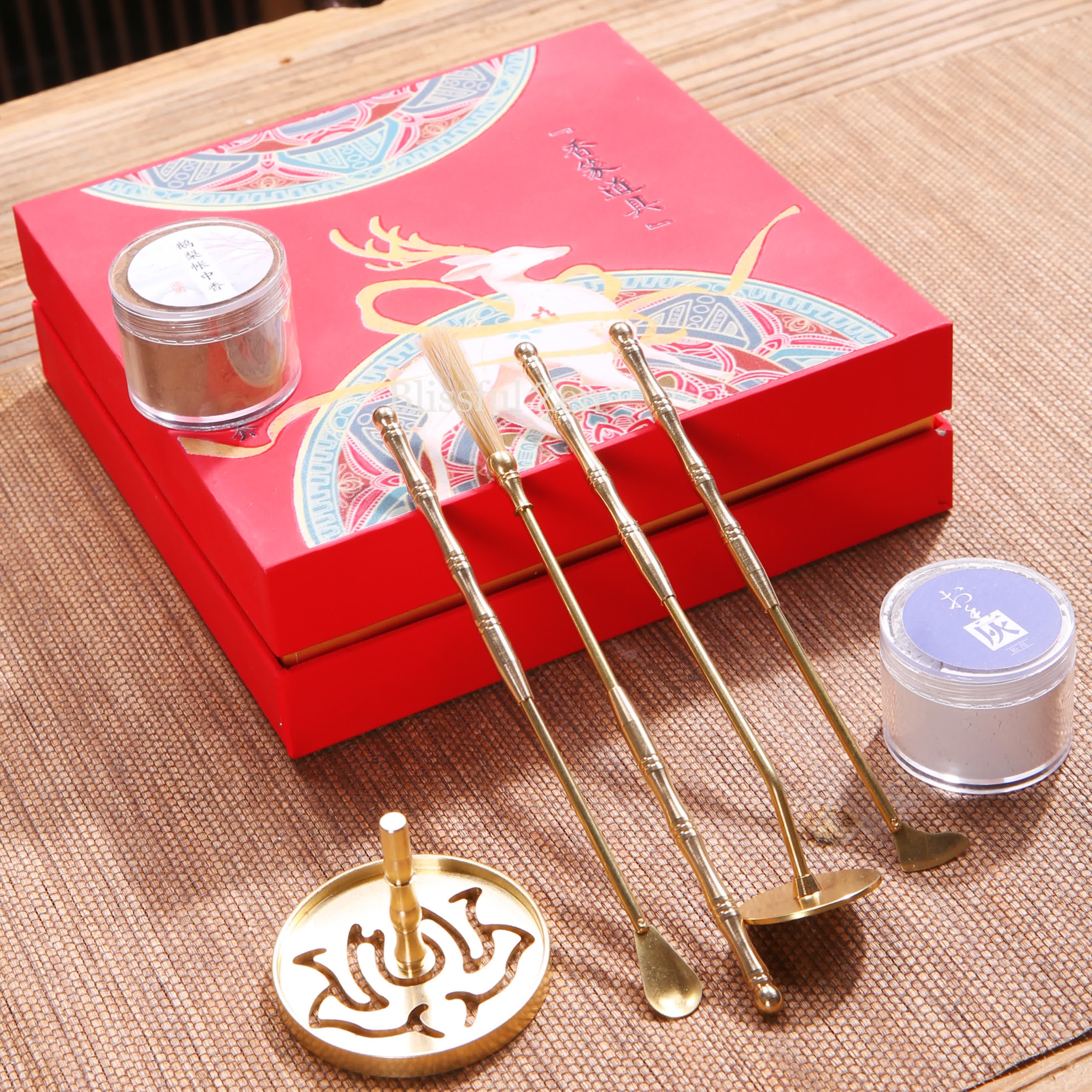 Copper Incense Seals Set – Relaxation & Stress Relief