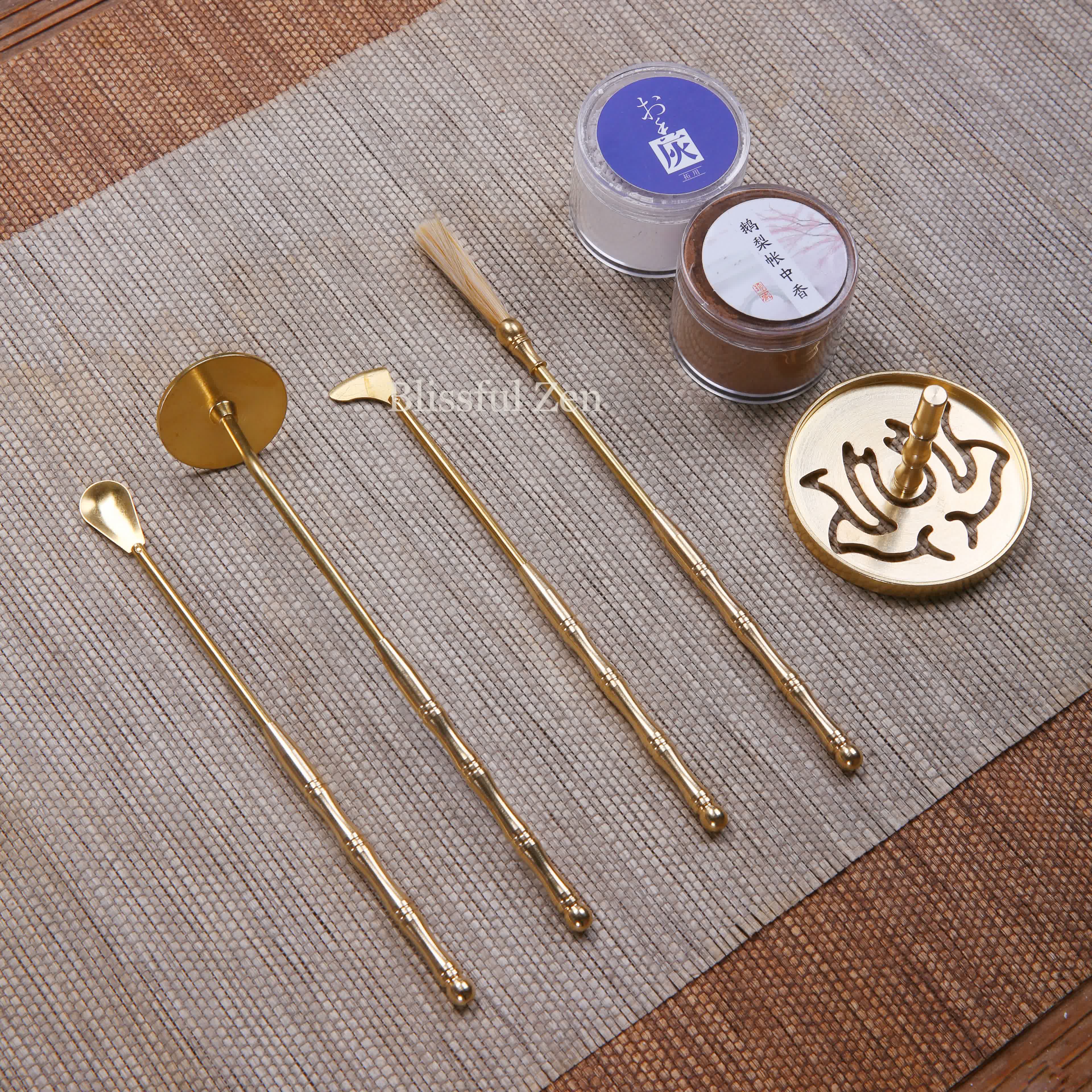 7-Piece Copper Incense Seals Set – Relaxation & Stress Relief