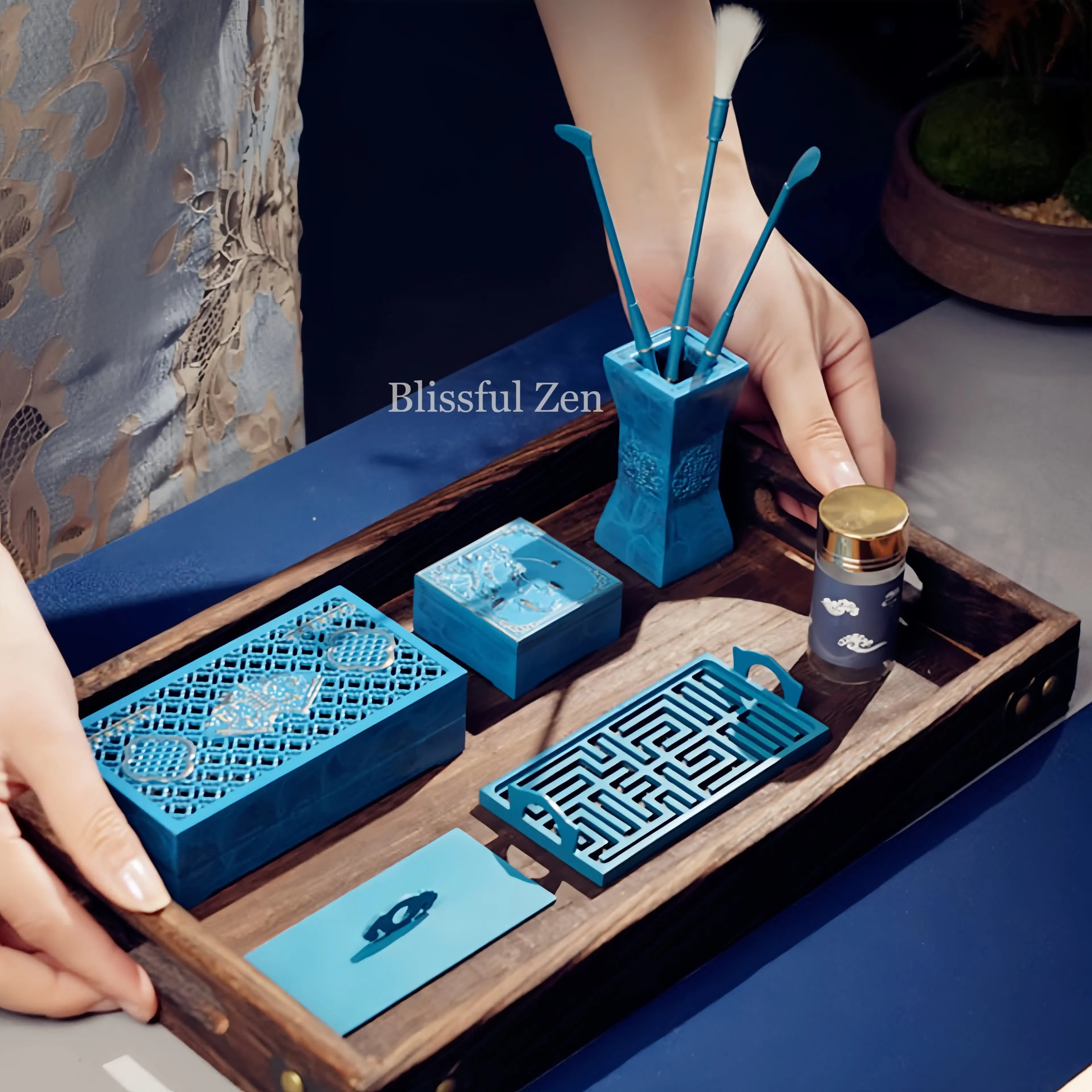 Copper Incense Seals Set – Relaxation & Stress Relief