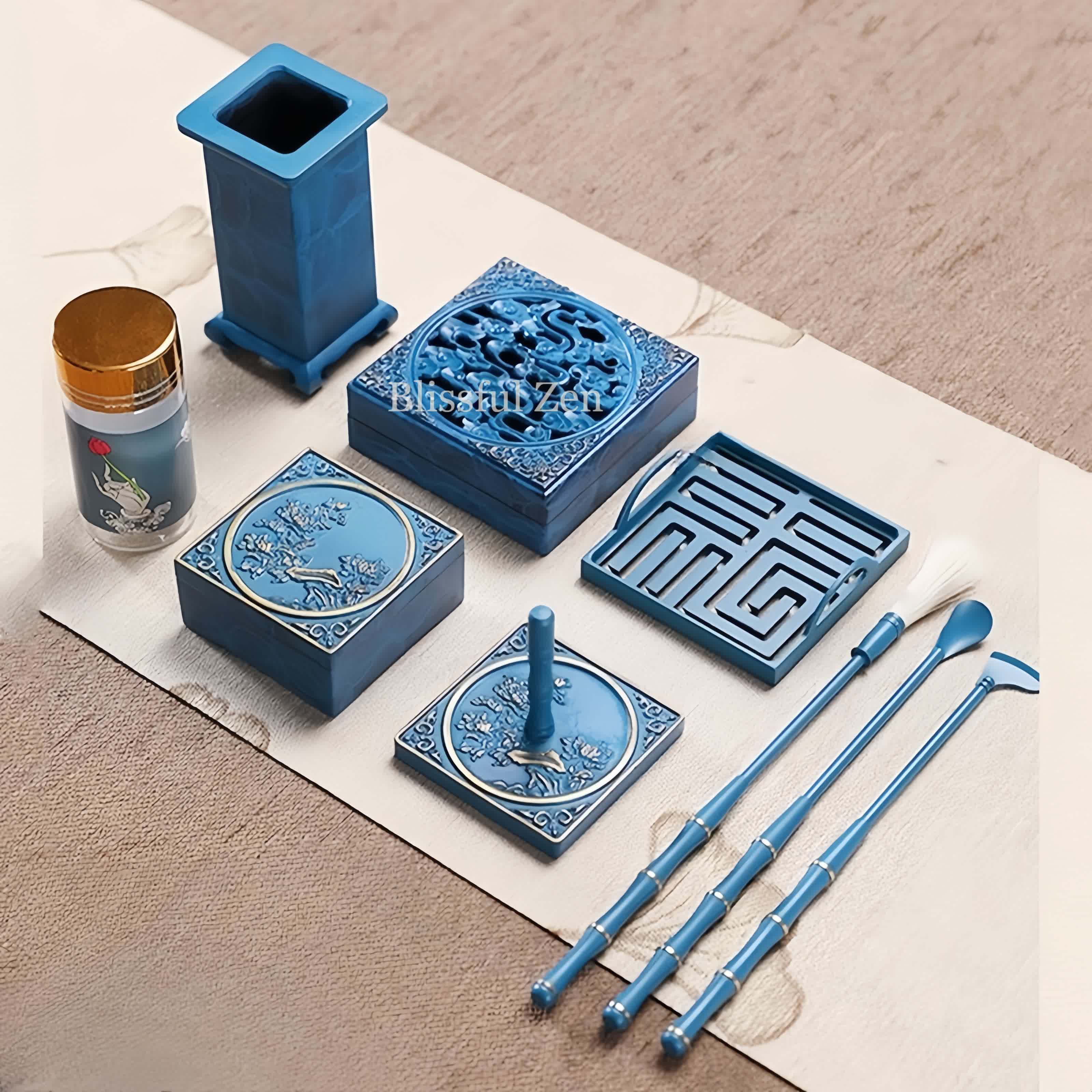 Copper Incense Burner Set – Relaxation & Stress Relief