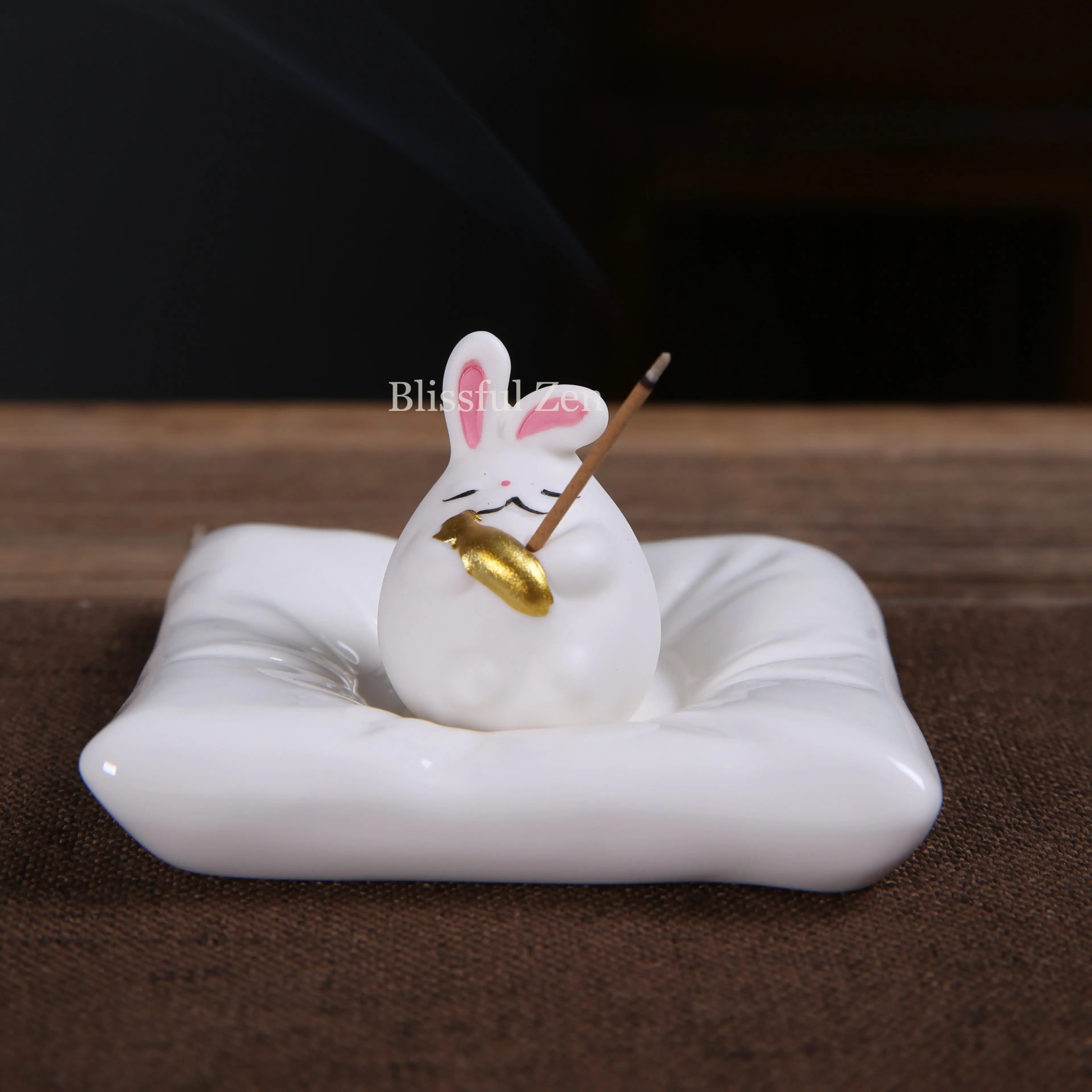 Bunny Incense Holder For Yoga, Meditation, Relaxation, Feng Shui Space Cleansing