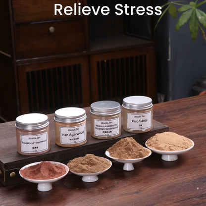 Incense Powder Seals 4-Pack – Relaxation, Meditation, Stress Relief &amp; Good Fortune - Blissful Zen