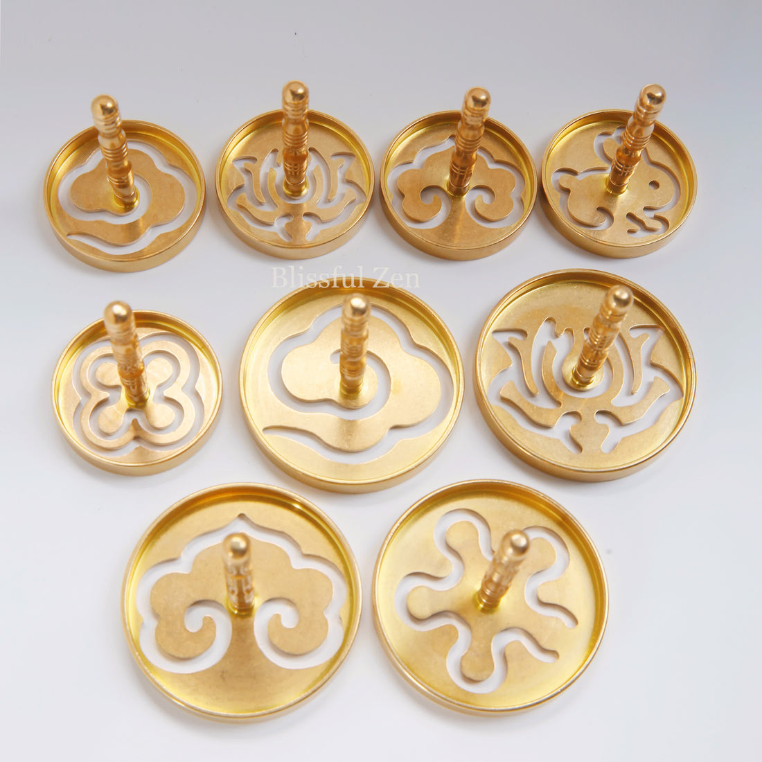 Brass Incense Seals Molds – Personalize Your Incense Ritual