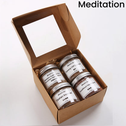 Incense Powder Seals 4-Pack – Relaxation, Meditation, Stress Relief &amp; Good Fortune - Blissful Zen