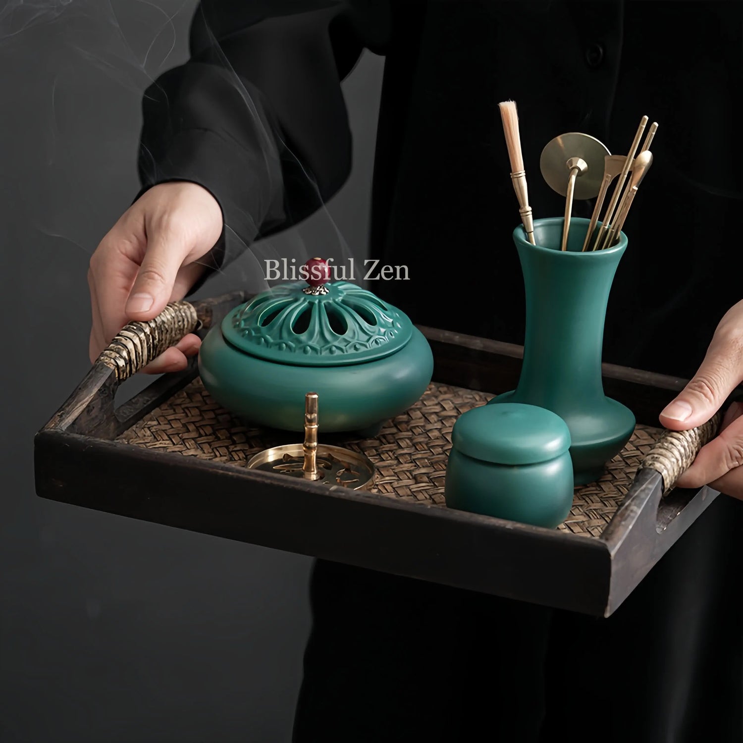 Ceramic Incense Seals Set  – Relaxation &amp; Stress Relief