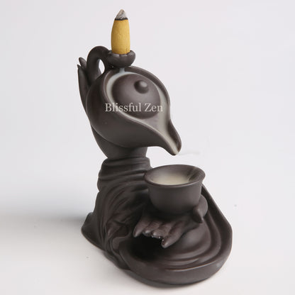 Buddha Hand Teapot Backflow Incense Burner