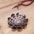 Buddhist Lotus Incense Holder - For Yoga, Meditation, Relaxation, Feng Shui Space Cleansing