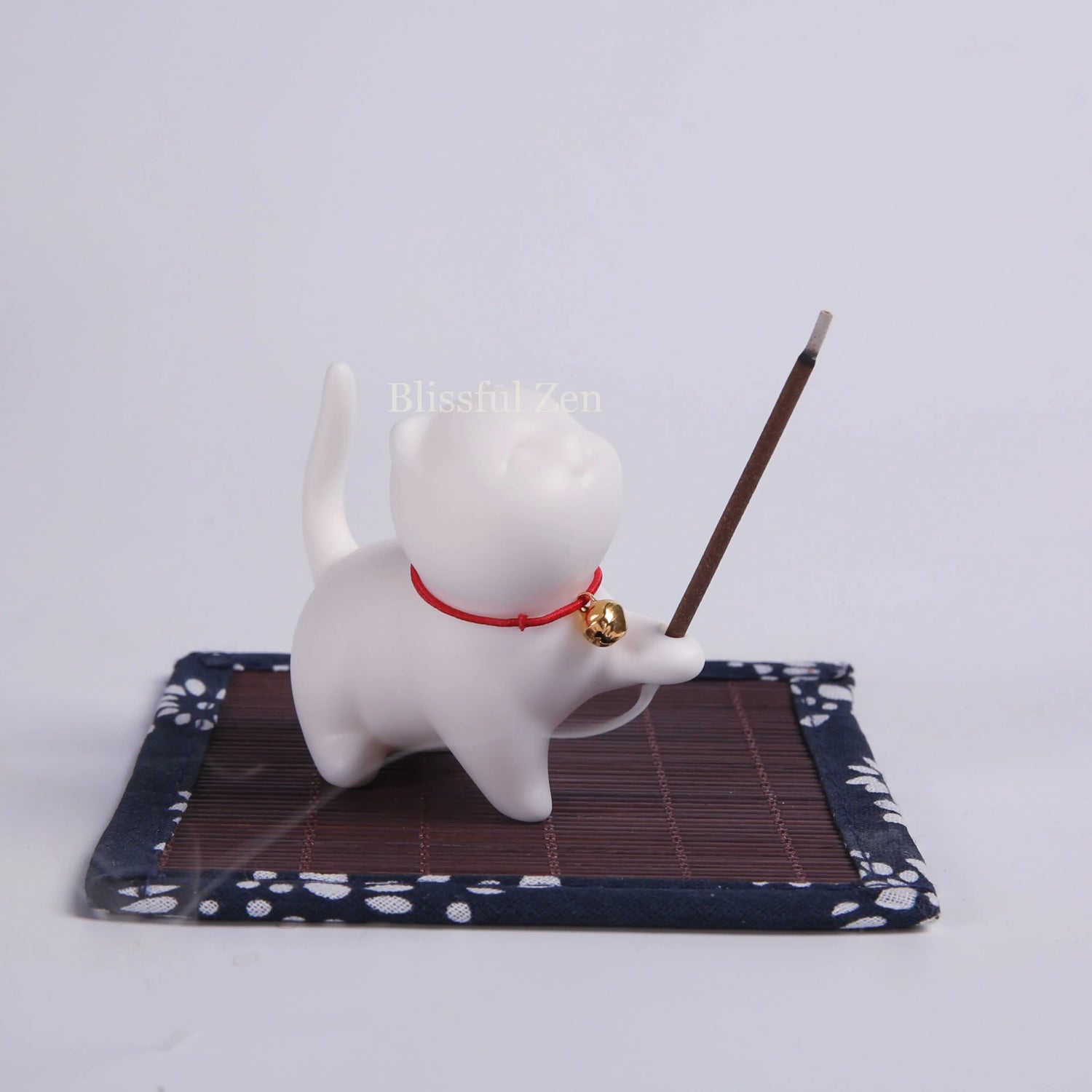 Ceramic Cat Incense Holder