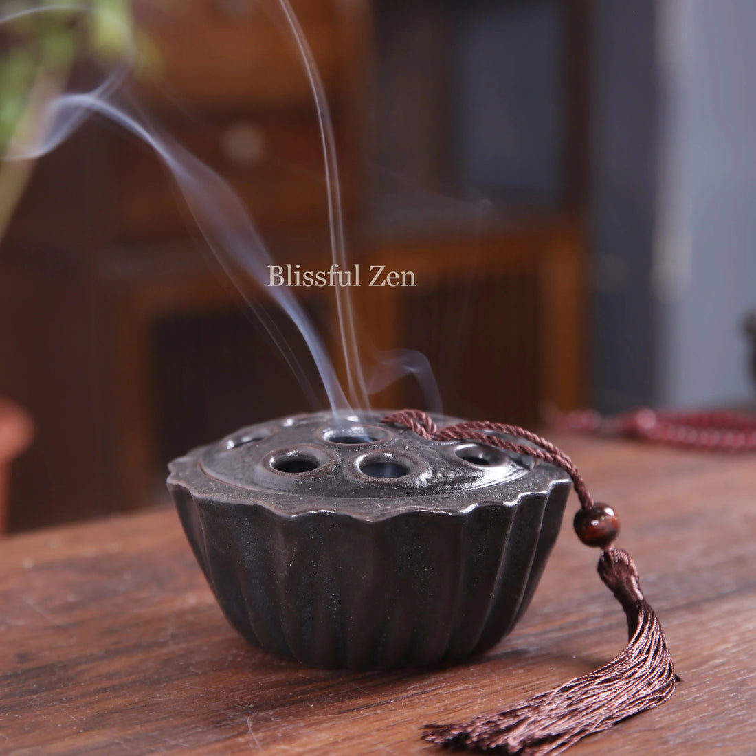 Ceramic Lotus Seed Pod Incense Burner For Incense Seals, Stick Incense, Coil Incense, Cone Incense