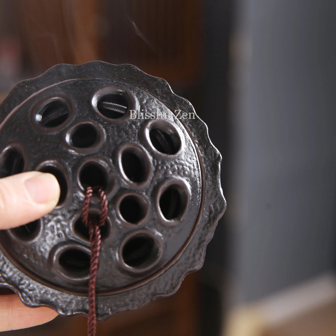 Ceramic Lotus Seed Pod Incense Burner For Incense Seals, Stick Incense, Coil Incense, Cone Incense