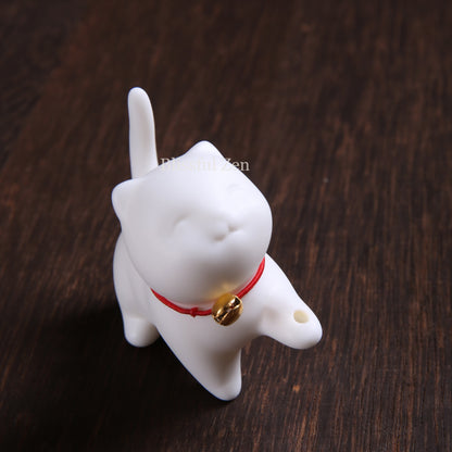 Ceramic Cat Incense Holder