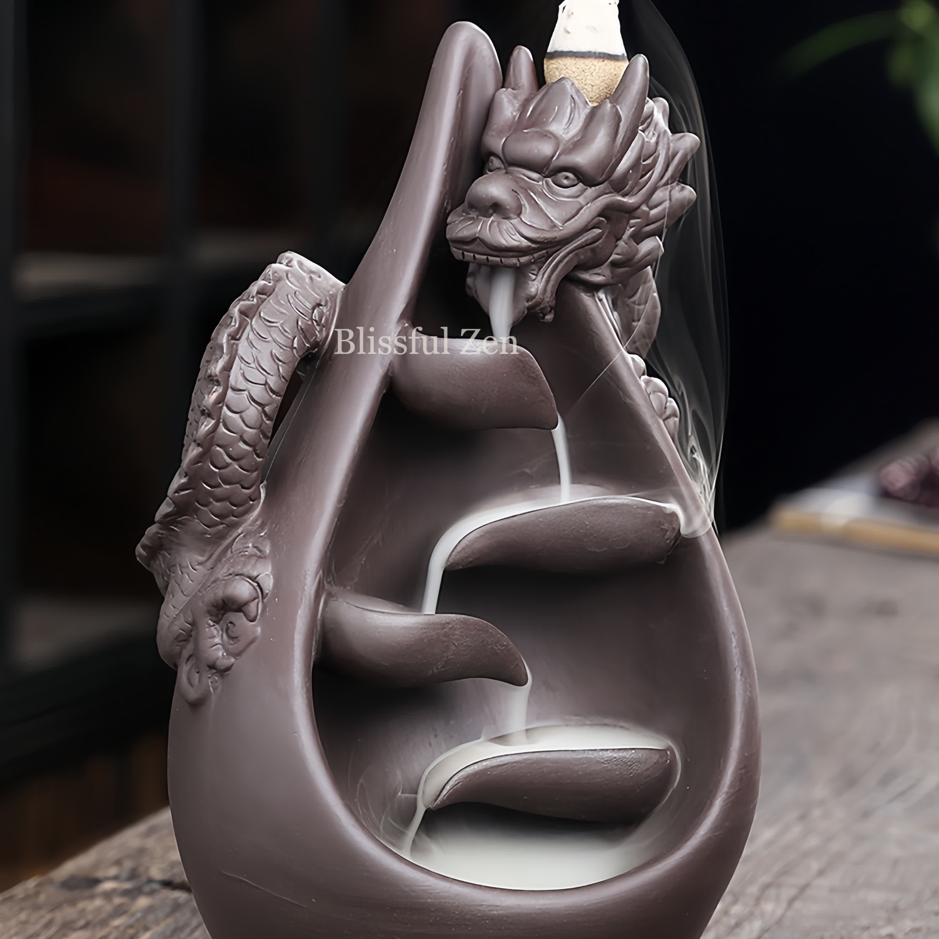 Dragon Cascade Waterfall Incense Burner