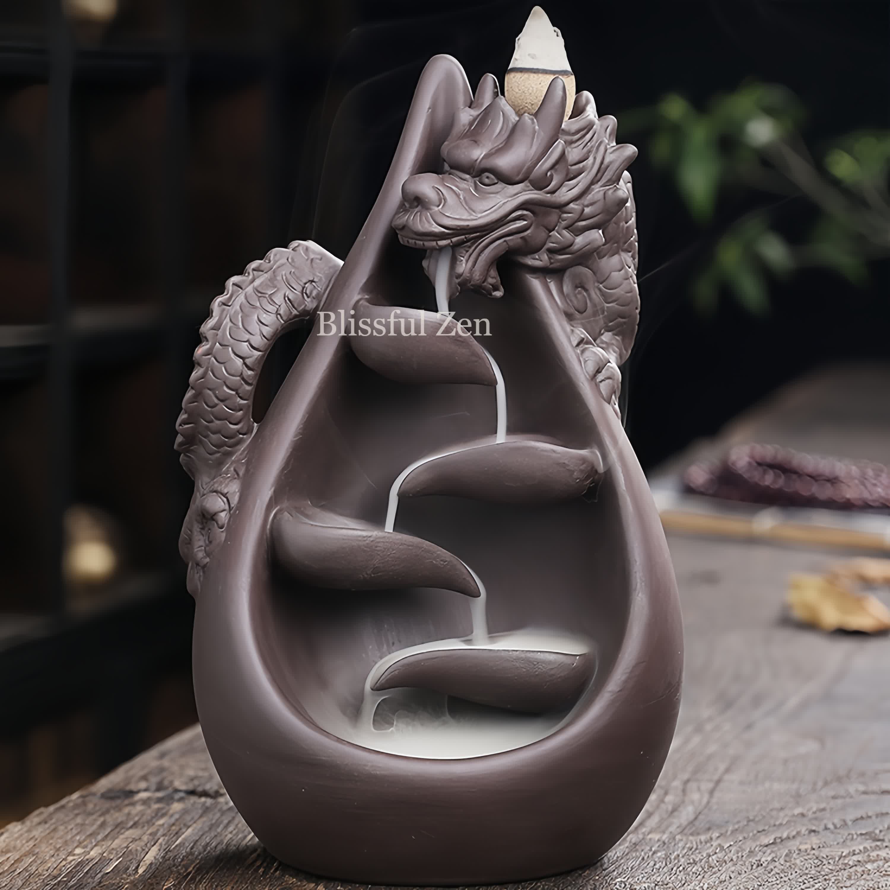 Dragon Cascade Waterfall Incense Burner