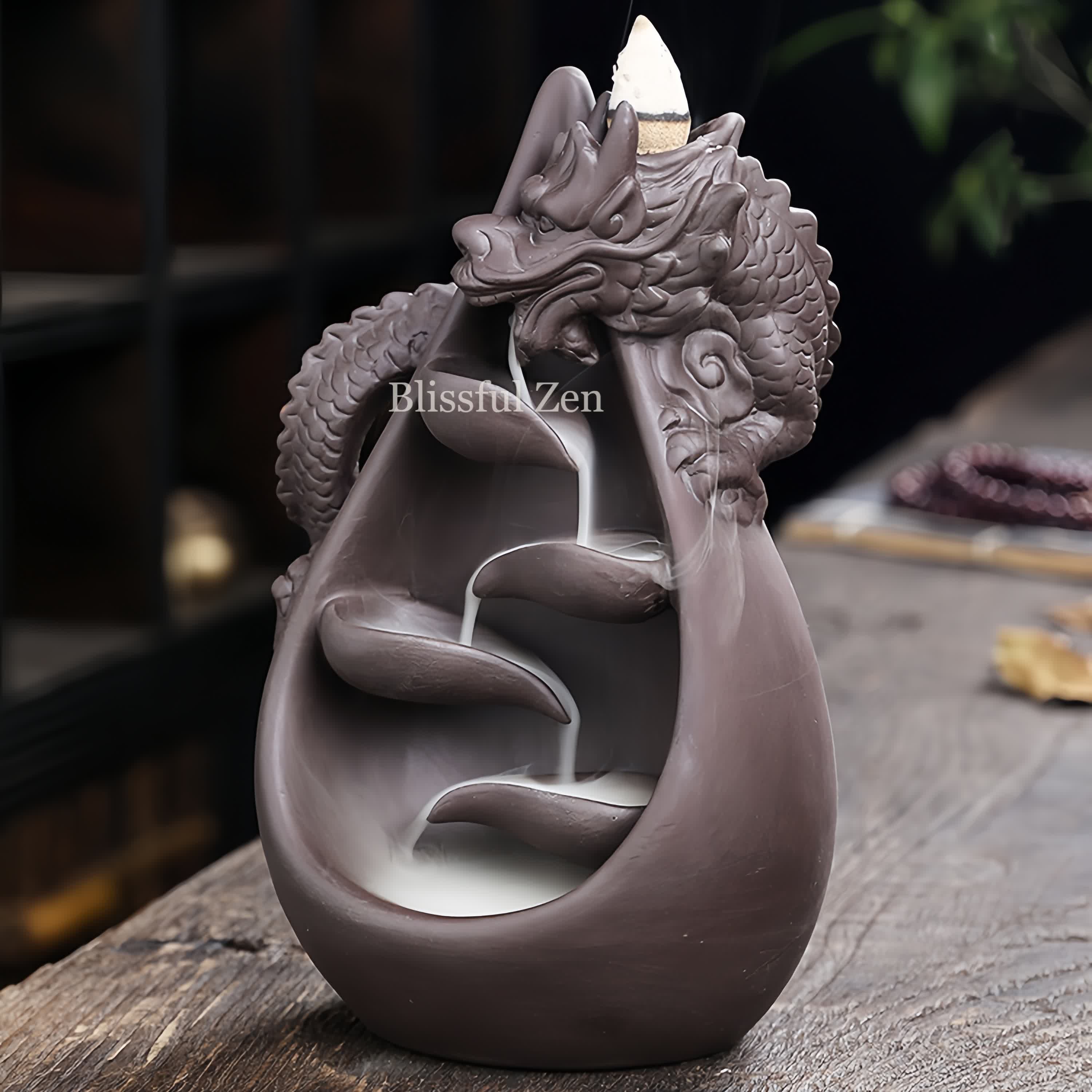 Dragon Cascade Waterfall Incense Burner