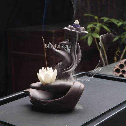 Buddha Hand Backflow Incense Burner