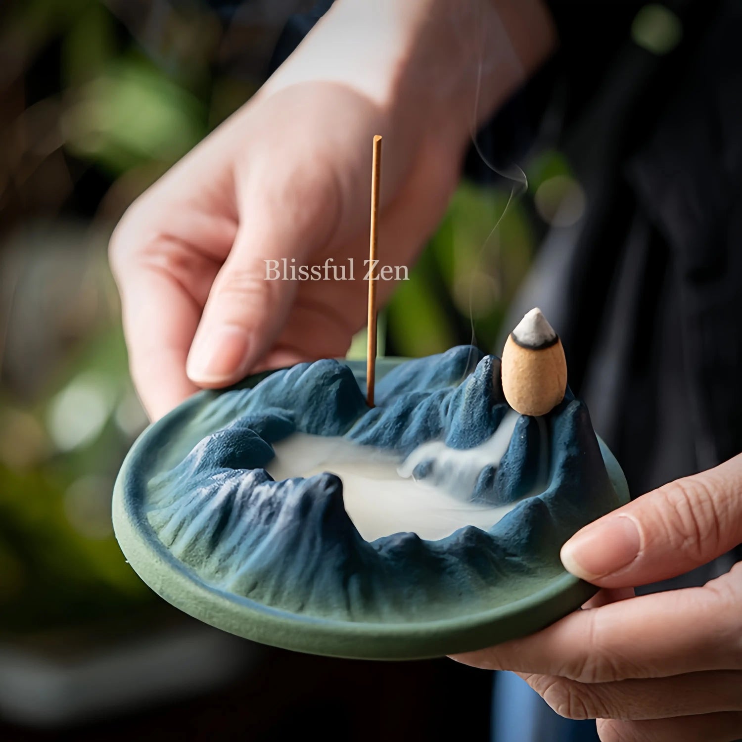 Landscape Waterfall Incense Burner