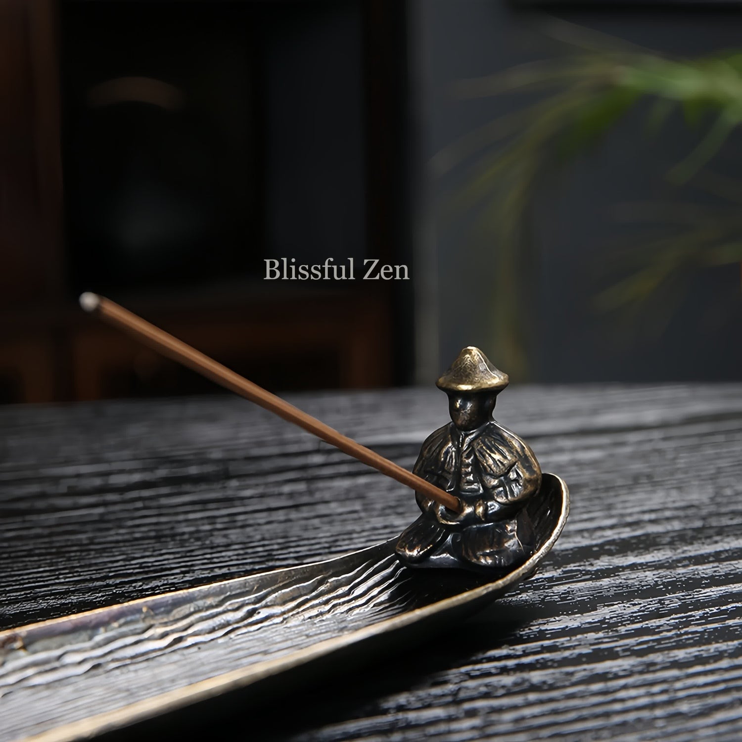 Fisherman on Boat Incense Holder