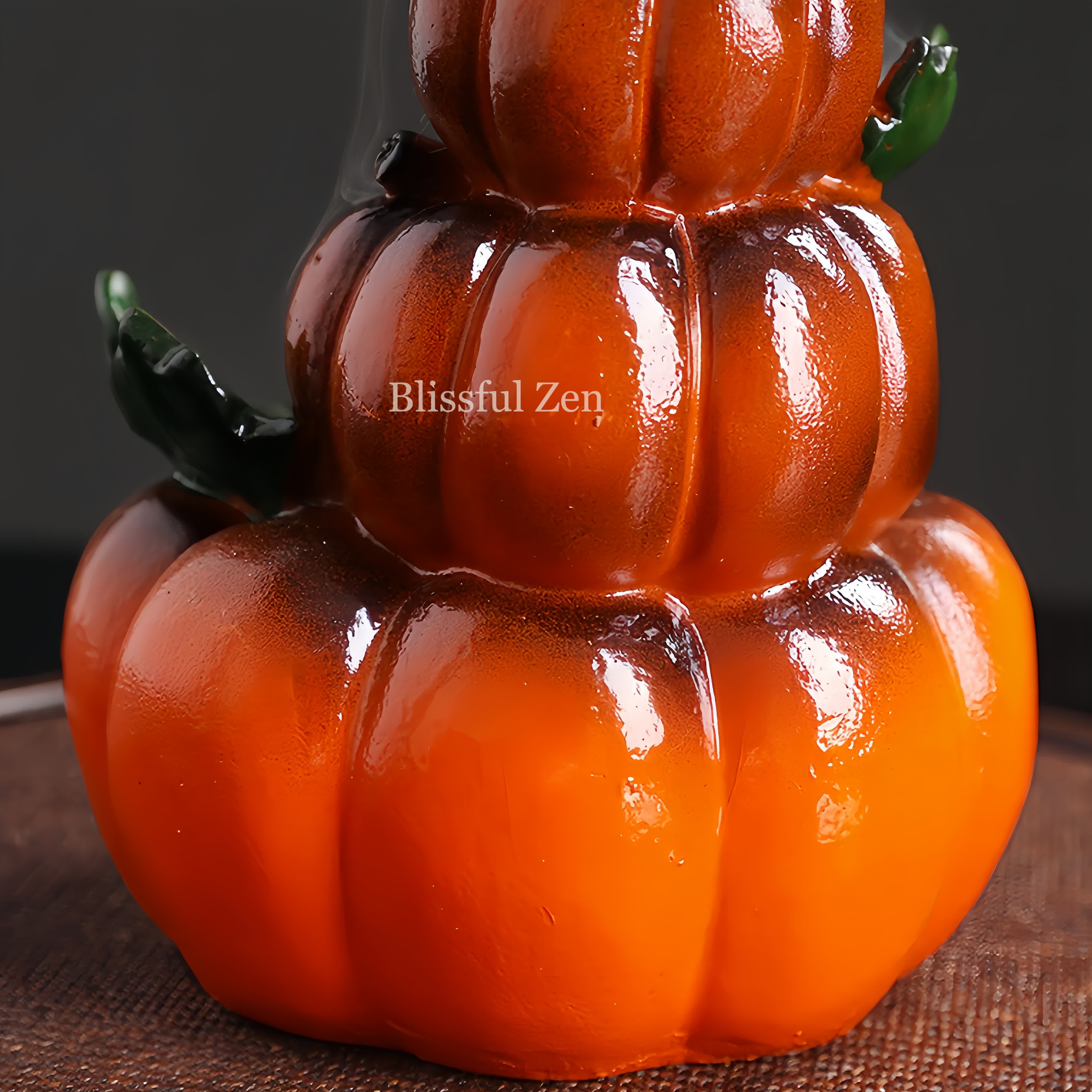 Halloween Pumpkin Waterfall Incense Burner