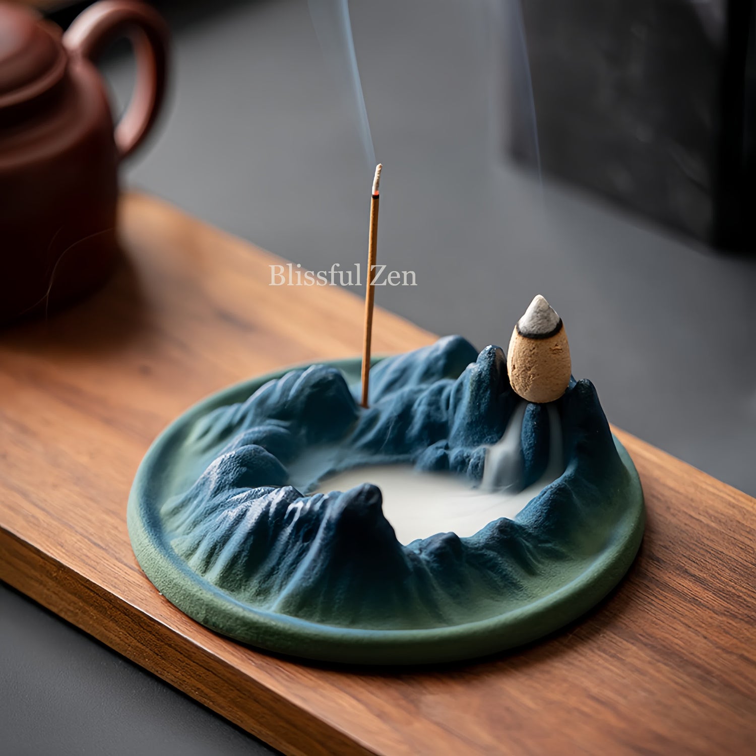 Landscape Waterfall Incense Burner