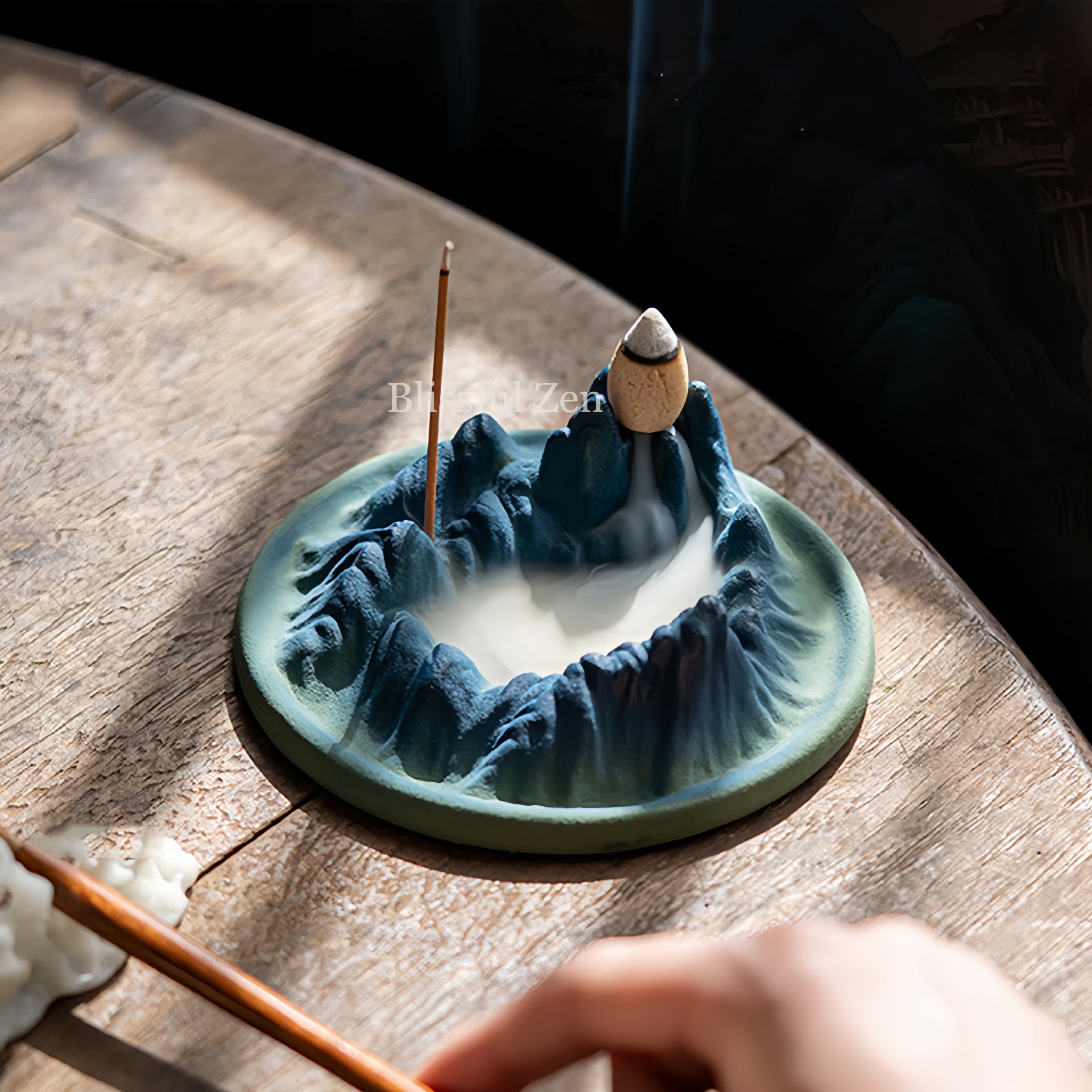 Landscape Waterfall Incense Burner