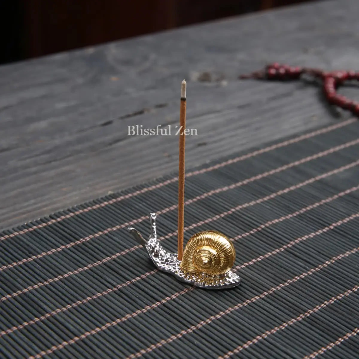 Leaf and Snail Incense Holder For Yoga, Meditation, Relaxation, Feng Shui Space Cleansing