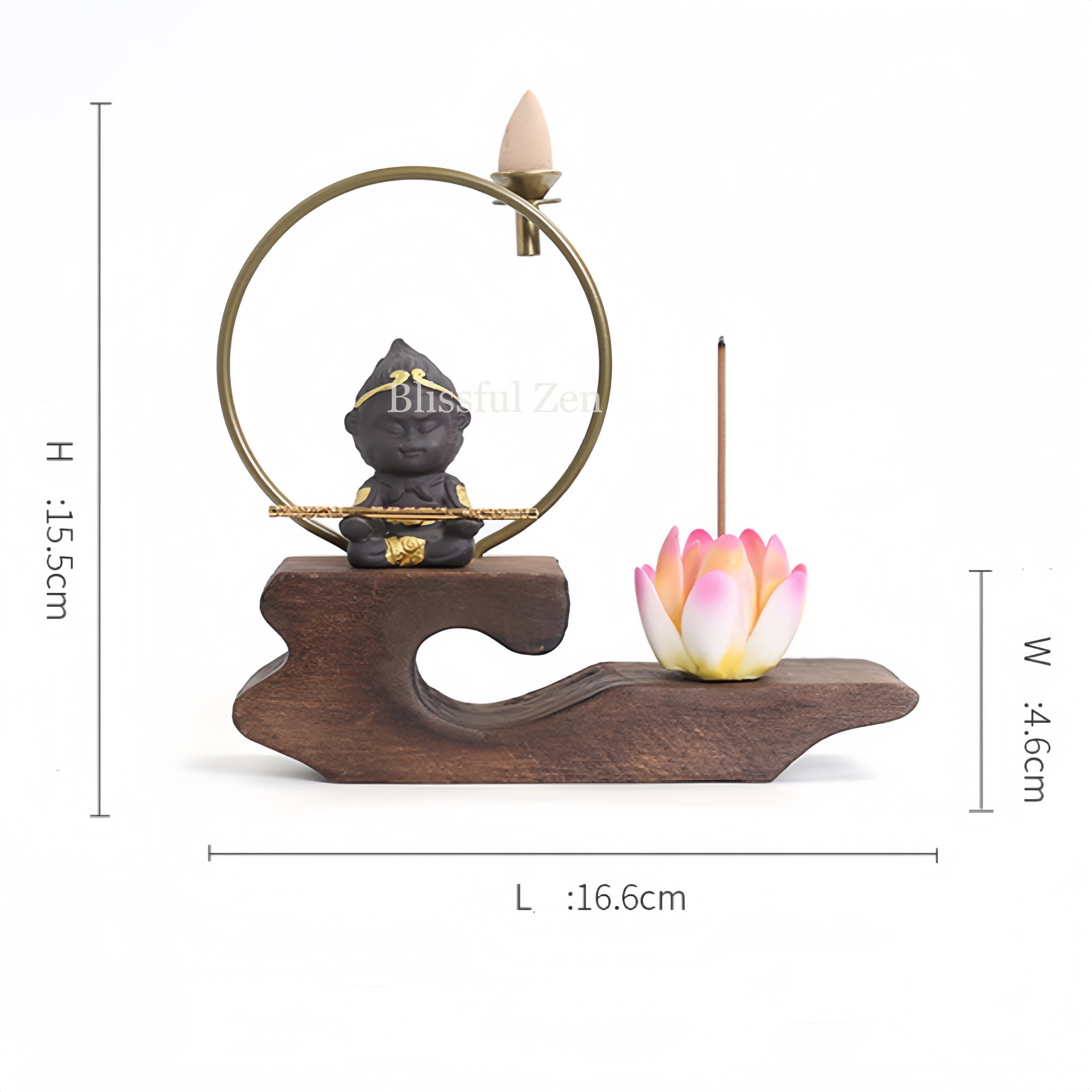 Monkey King Backflow Incense Burner