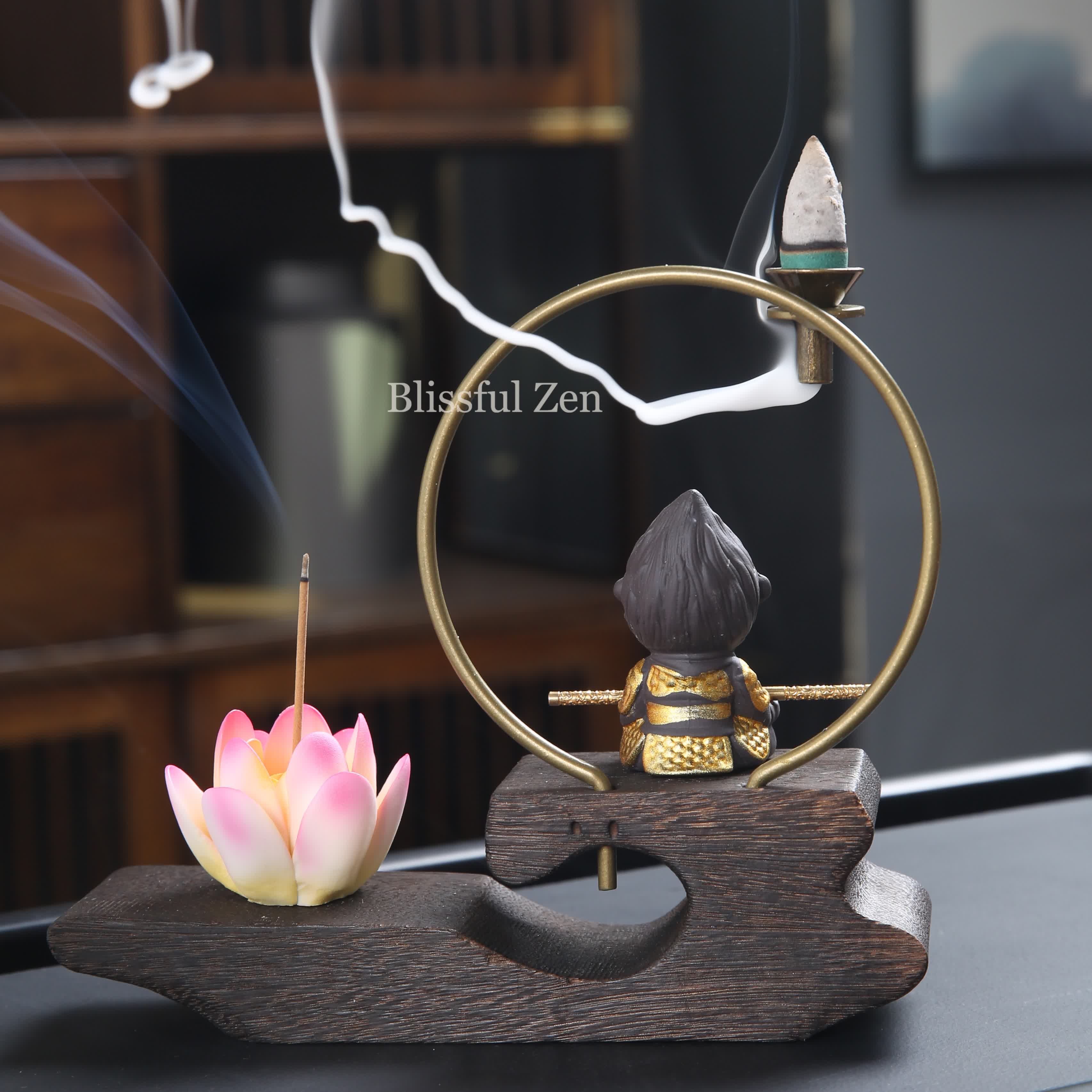 Monkey King Backflow Incense Burner