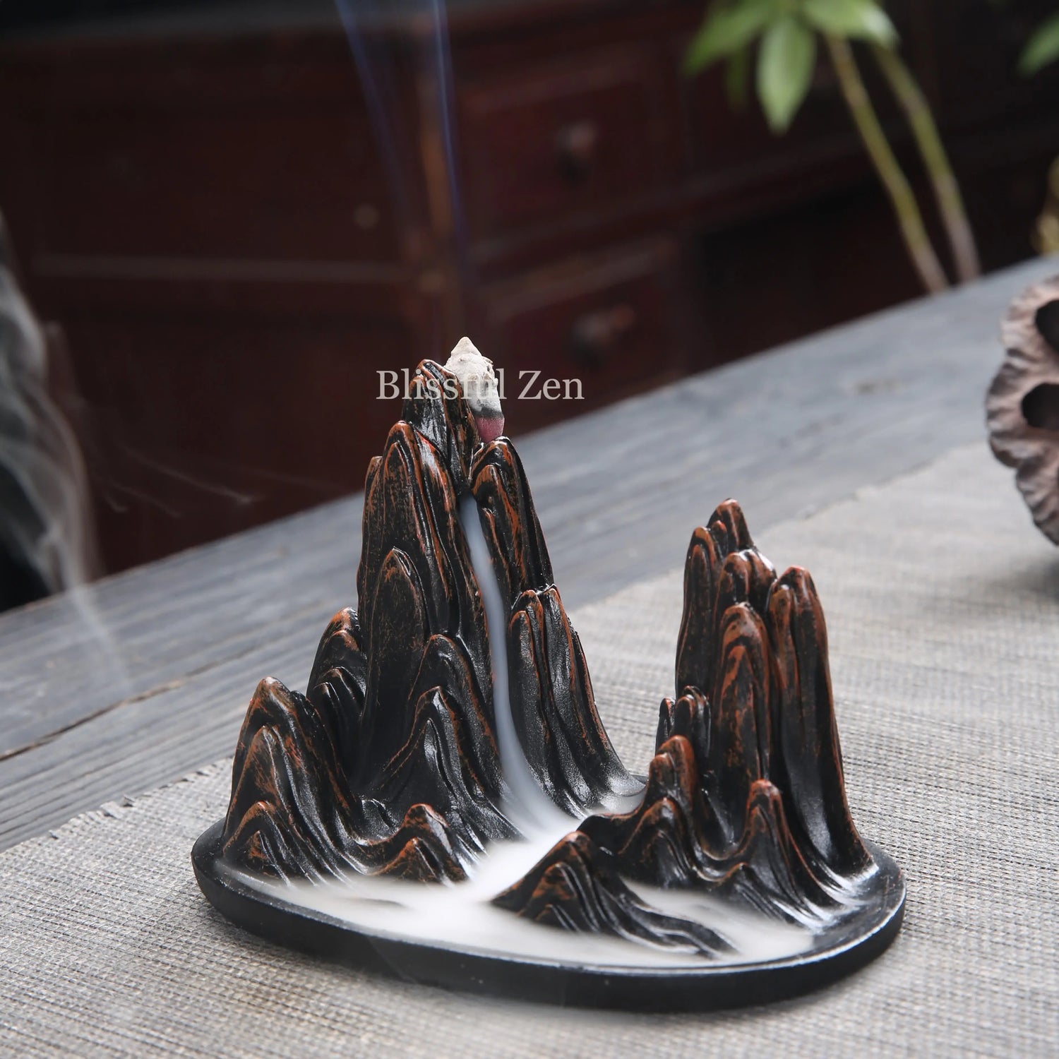 Mountain Waterfall Incense Burner