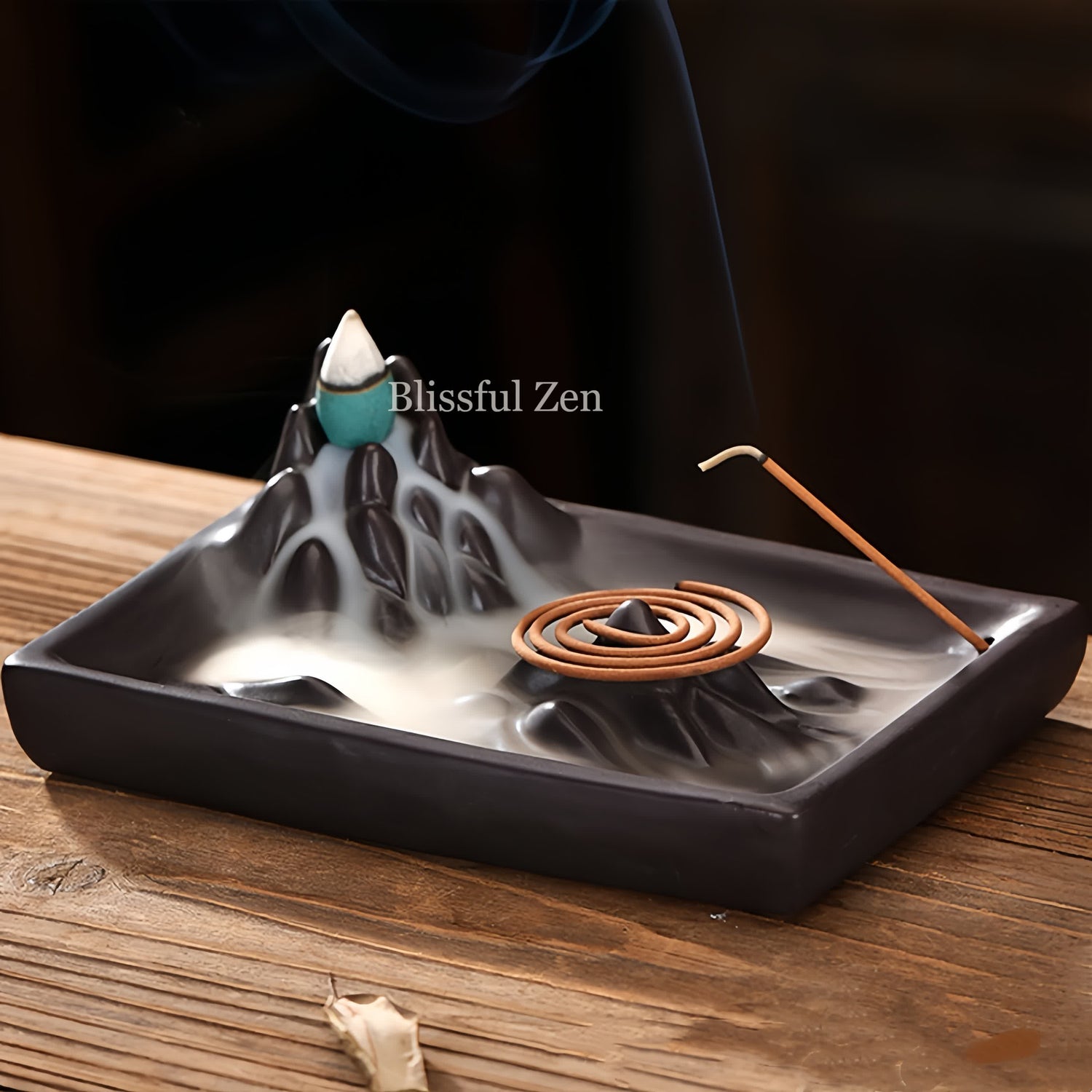 Mountain River Waterfall Incense Burner