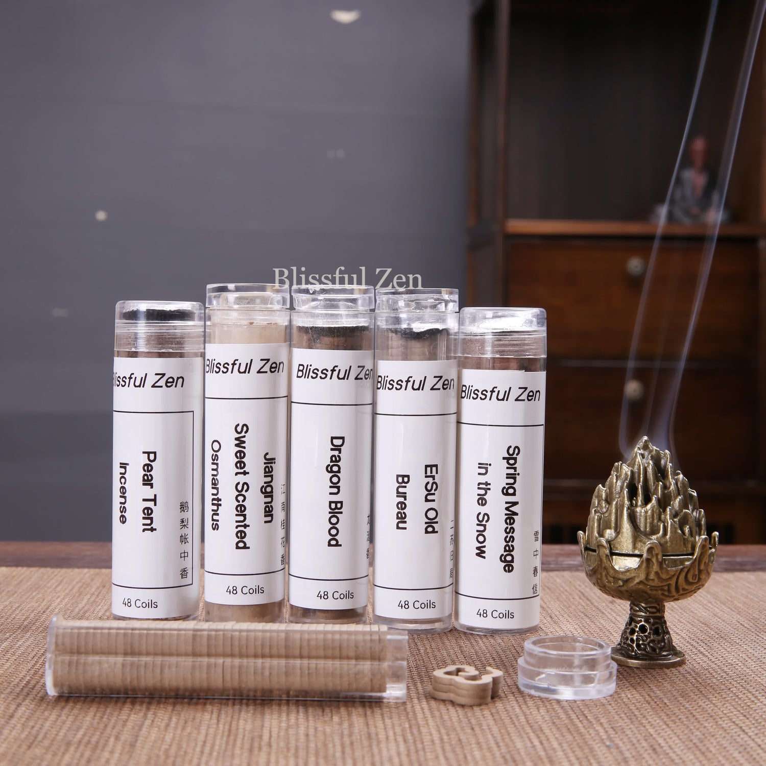 Natural Incense Tablets - Adhesive-Free