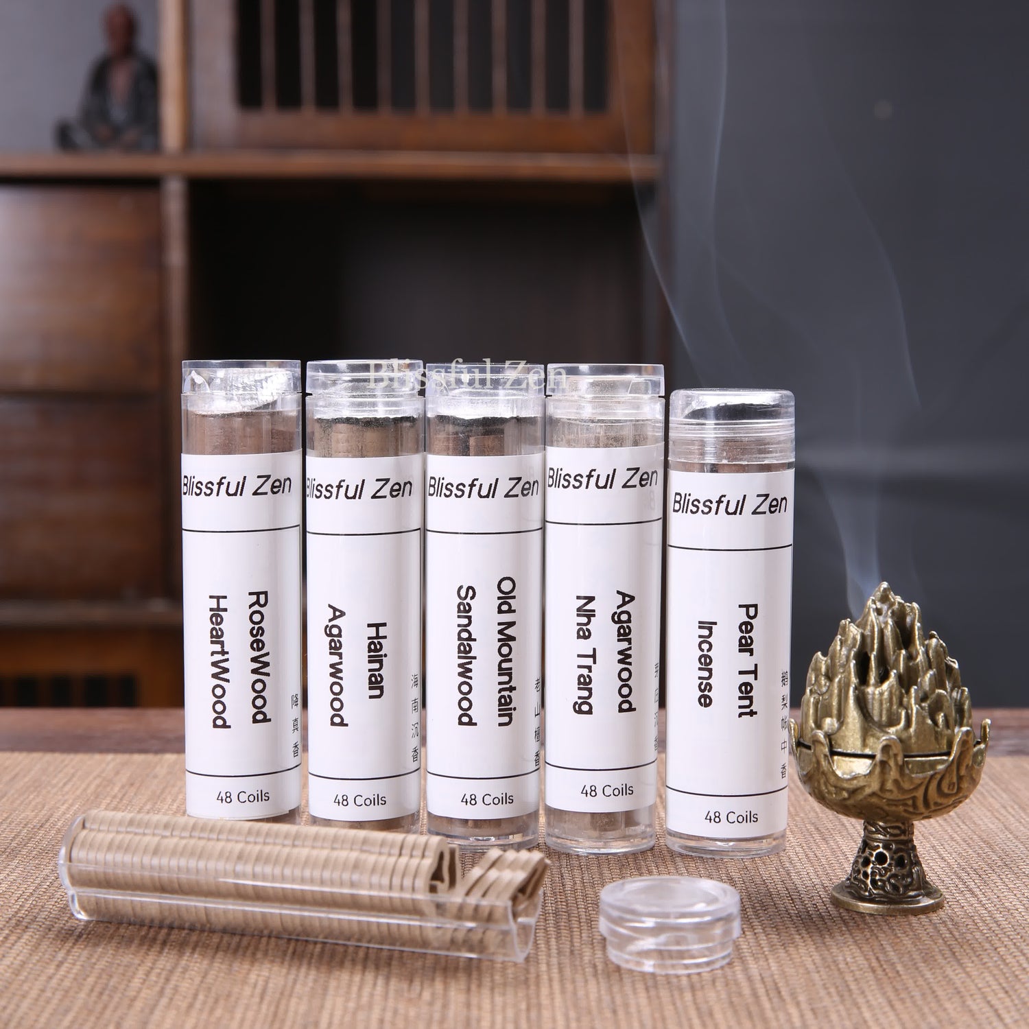 Natural Incense Tablets - Adhesive-Free