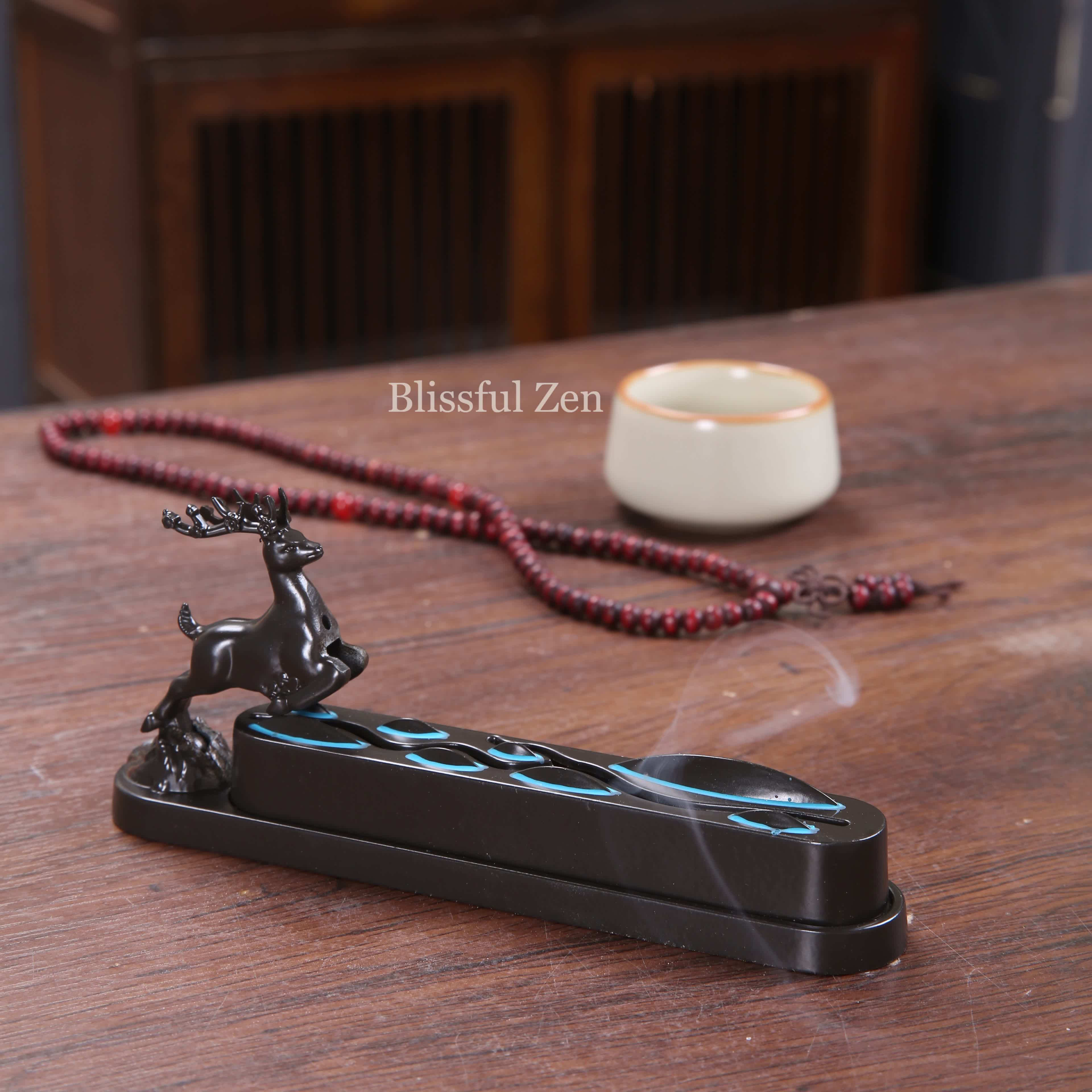 Plum Blossom Deer Incense Holder