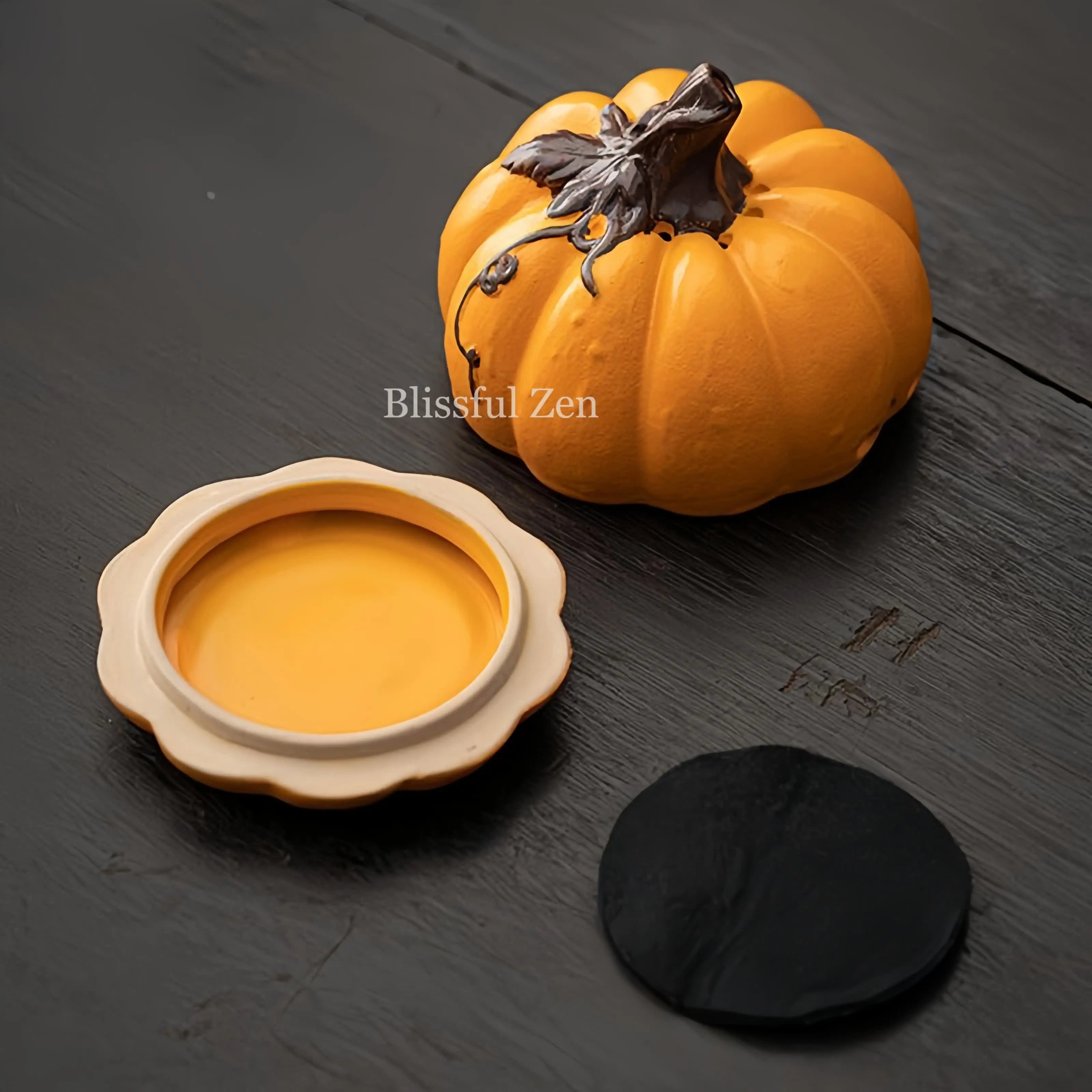 Pumpkin Ceramic Incense Burner For Incense Seals, Stick Incense, Coil Incense, Cone Incense