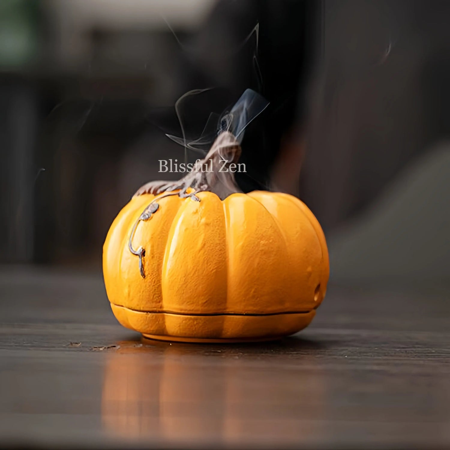 Pumpkin Ceramic Incense Burner For Incense Seals, Stick Incense, Coil Incense, Cone Incense