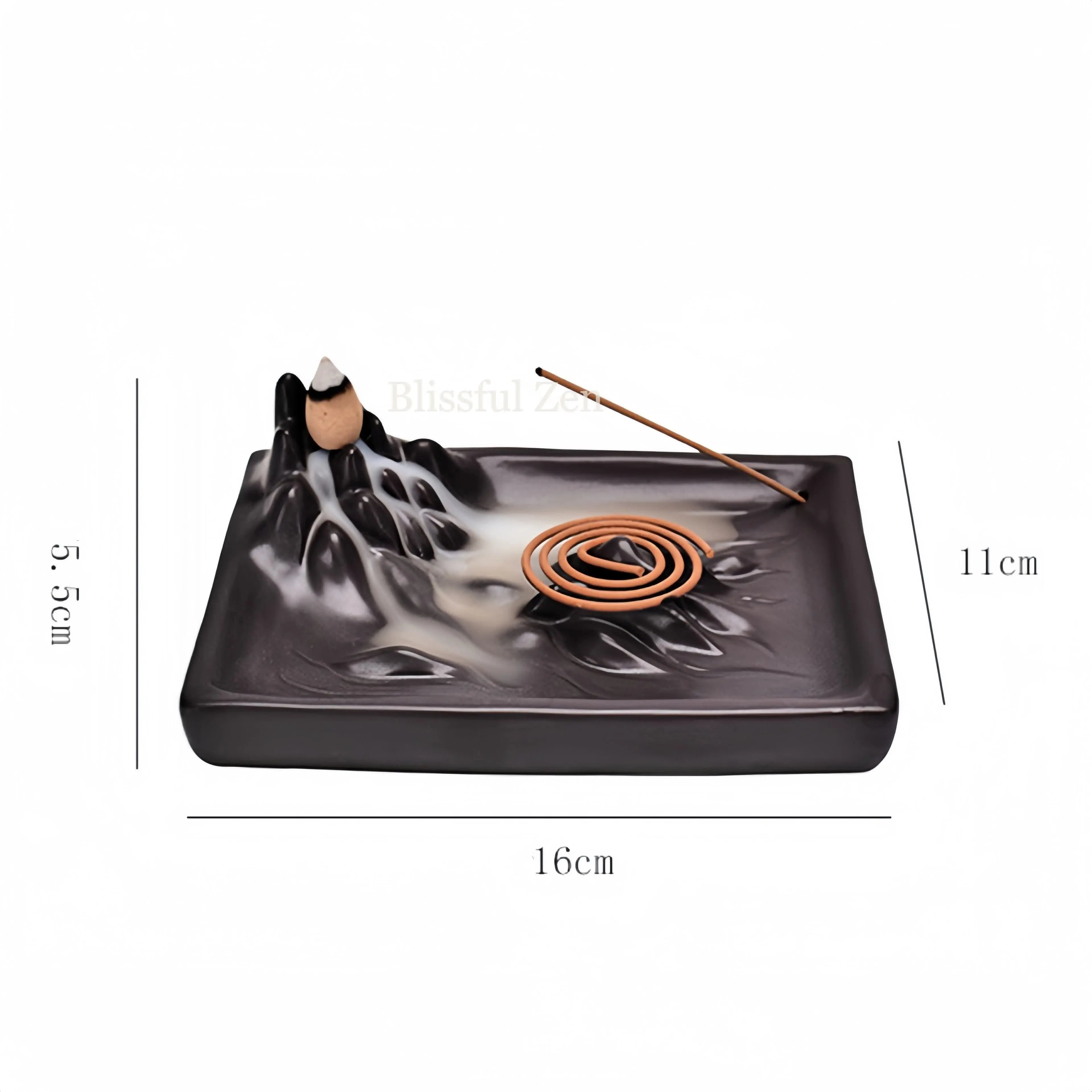 Mountain River Waterfall Incense Burner