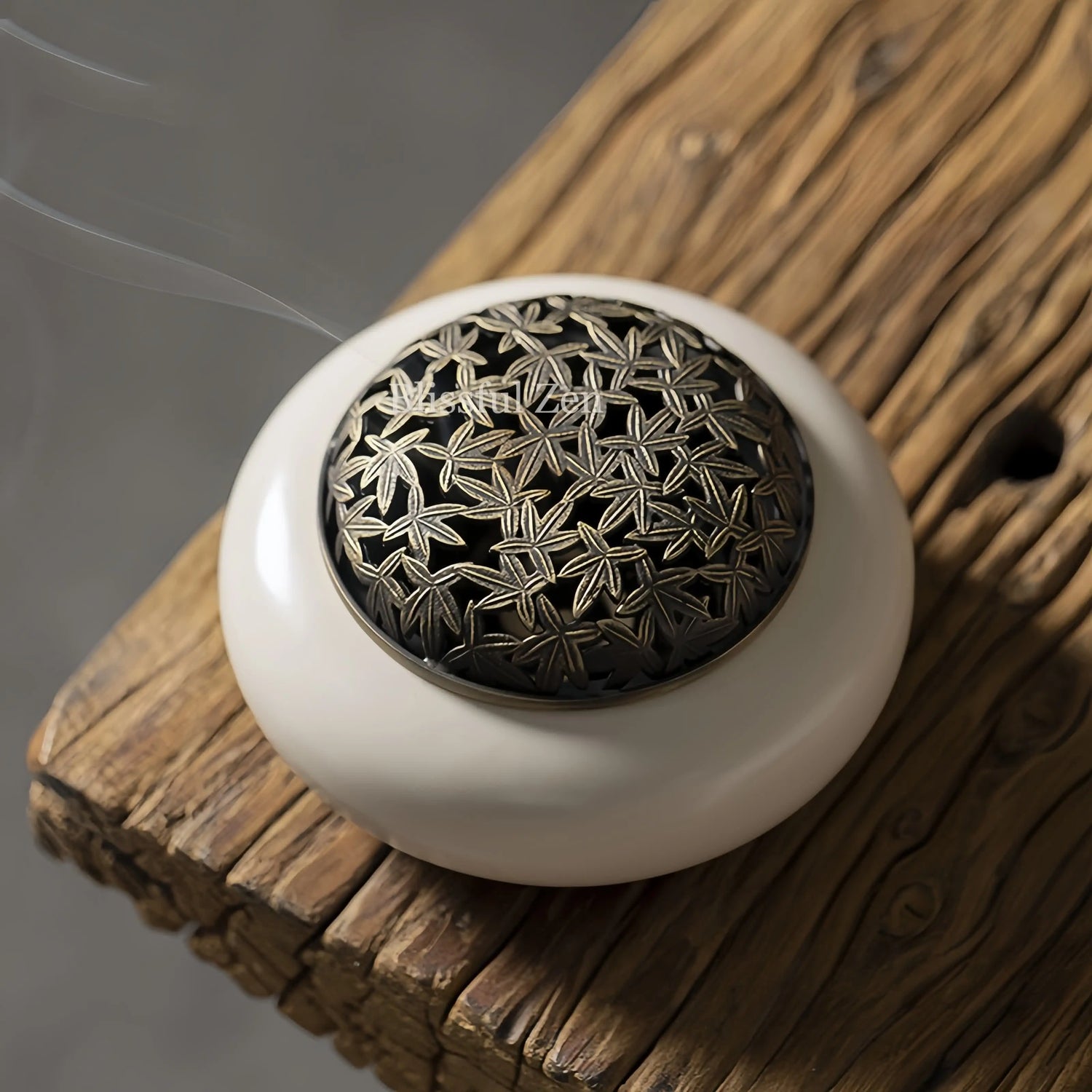 White Ceramic Incense Burner For Incense Seals, Stick Incense, Coil Incense, Cone Incense