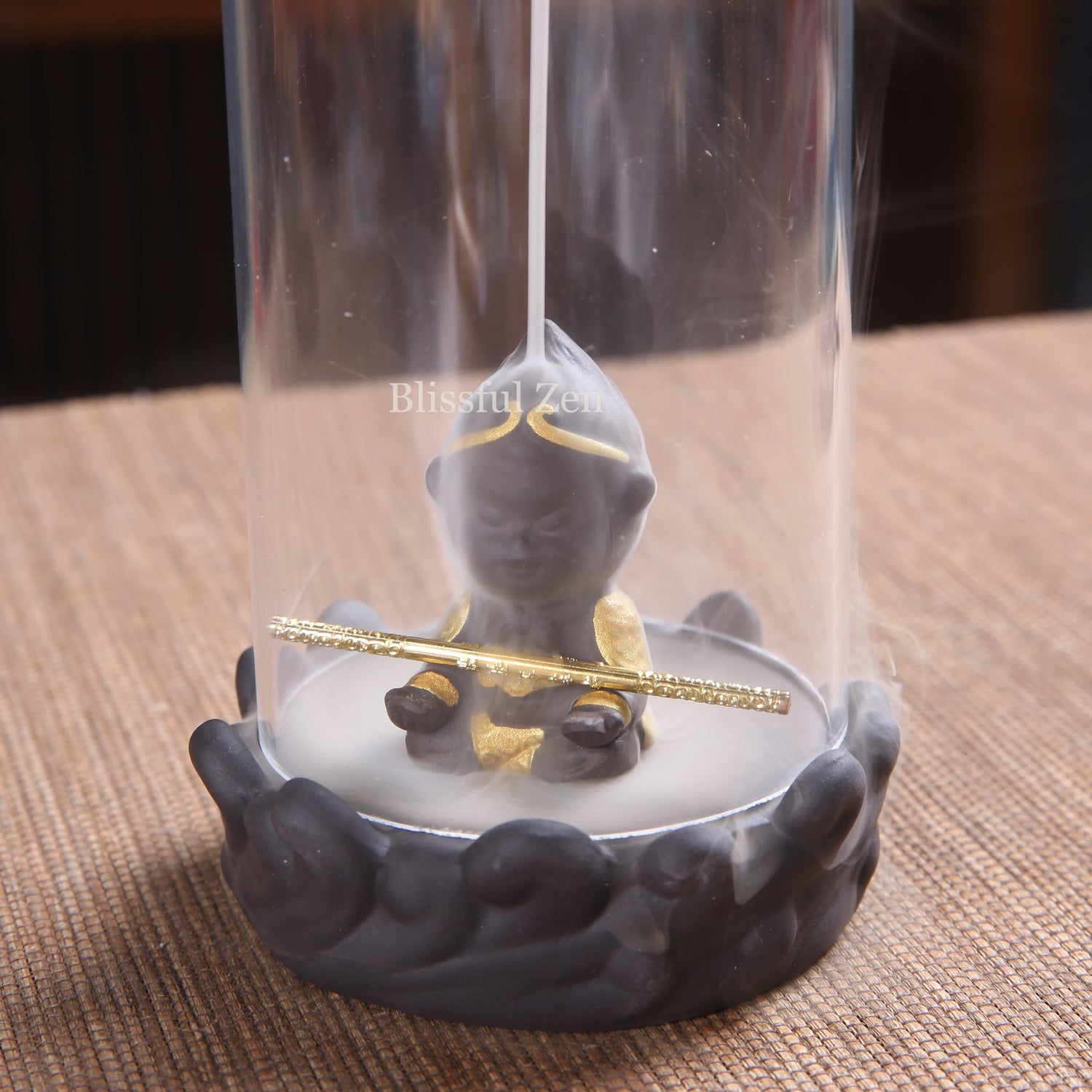 Zen Monkey King Backflow Incense Burner